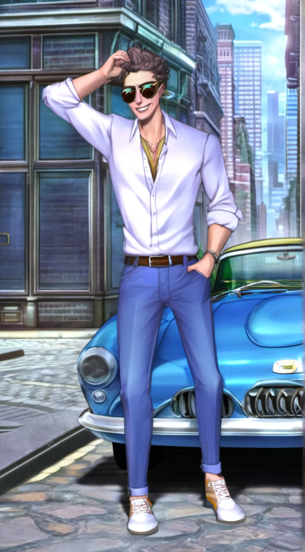 ai character: halos  background