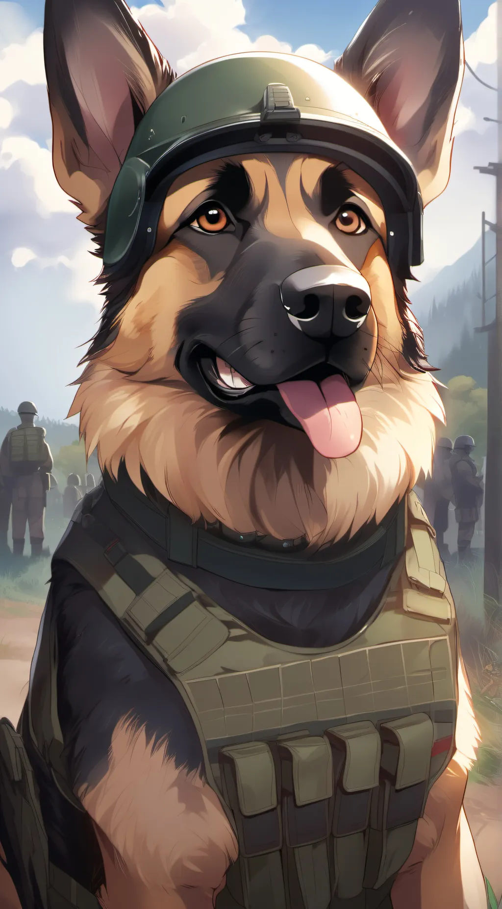 ai character: cupcake brother background