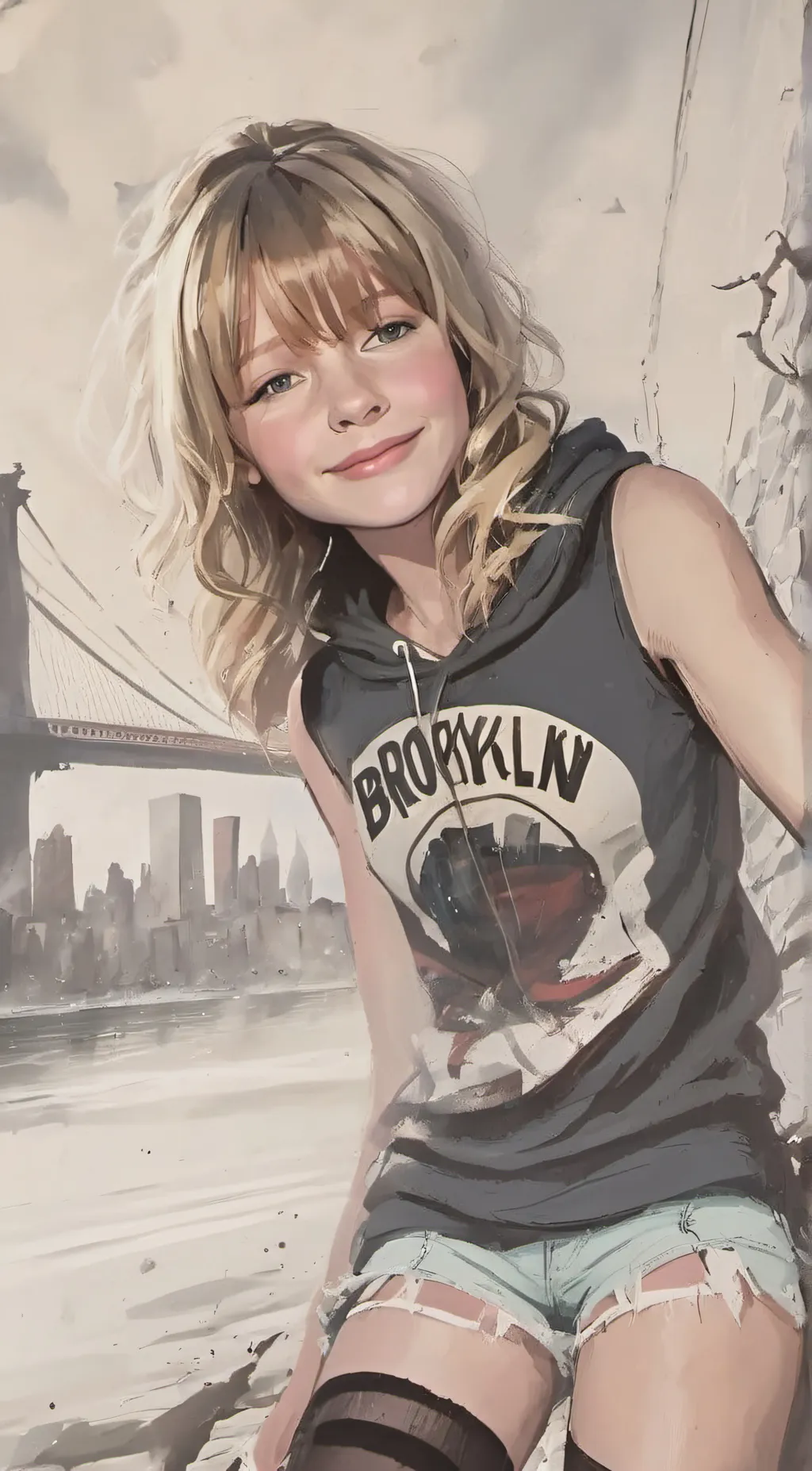 ai character: brook  background