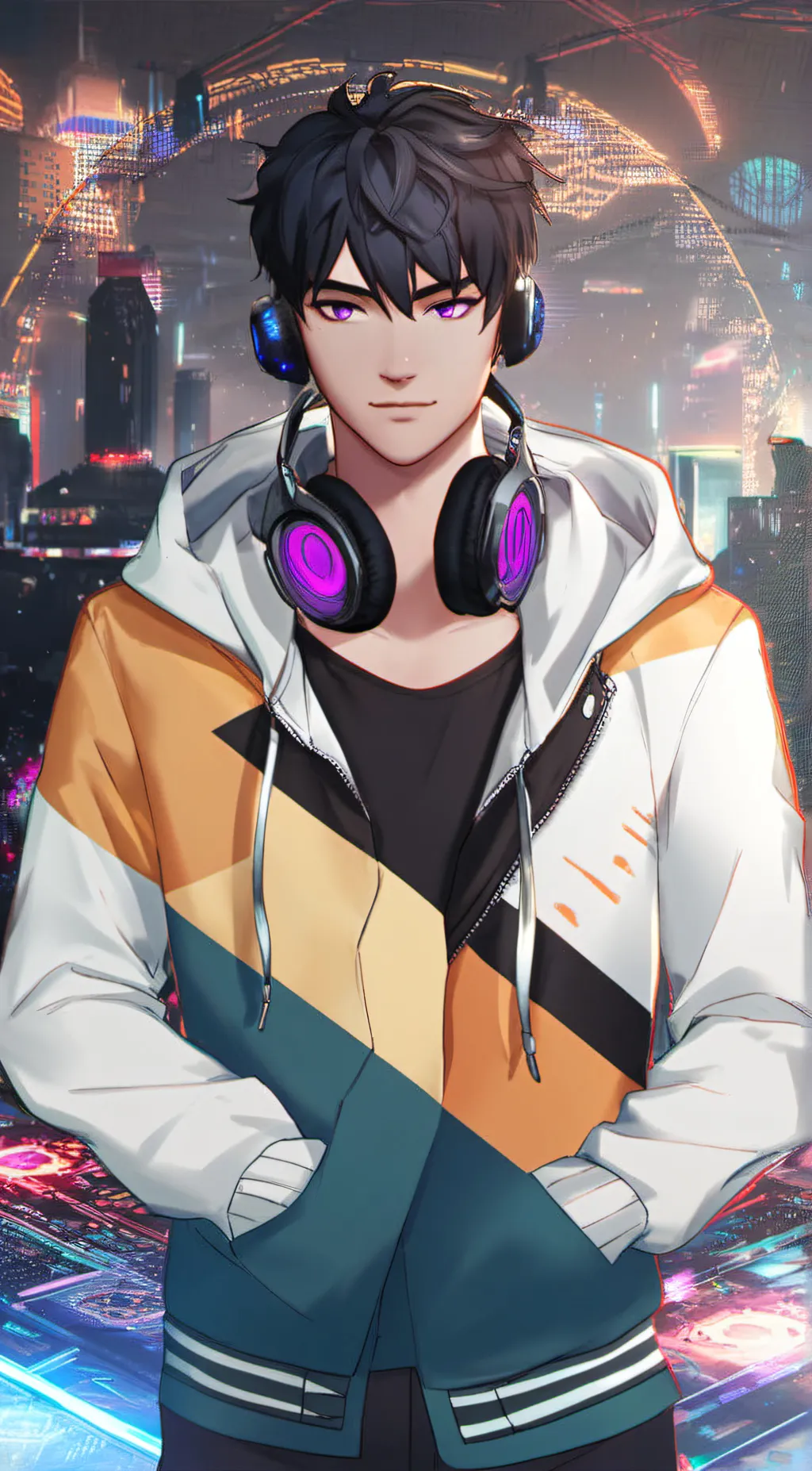 ai character: Iso background