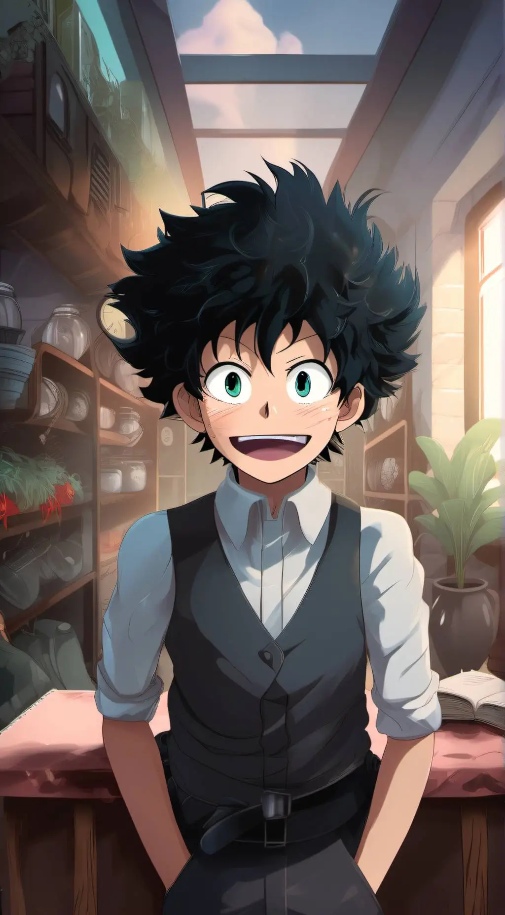 ai character: Izuku background