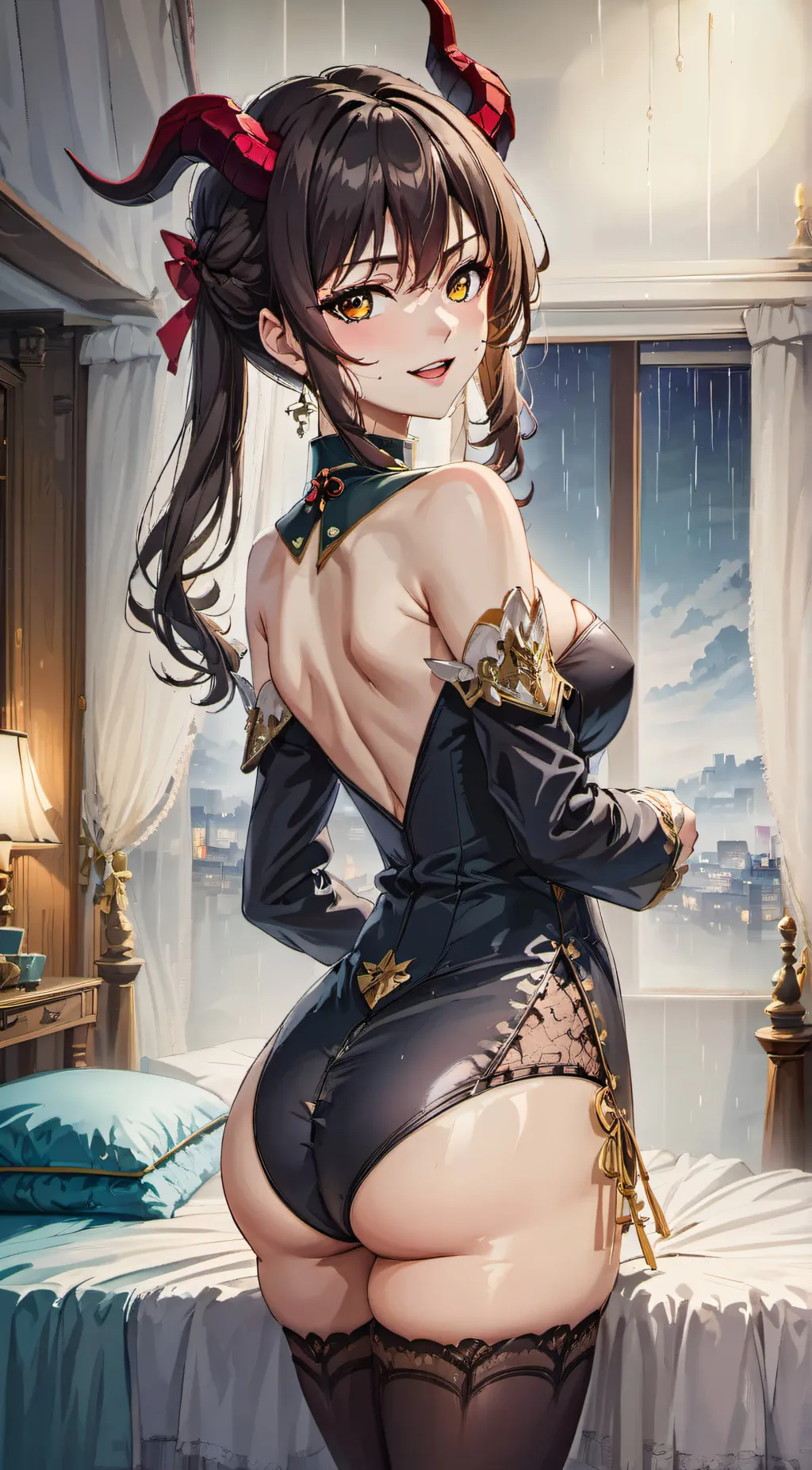 ai character: Succubus Meli  background