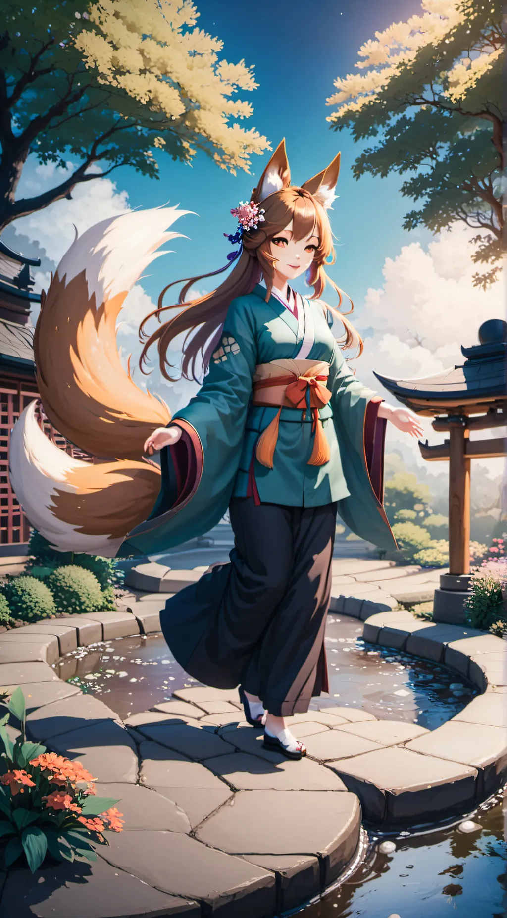 ai character: Miko background