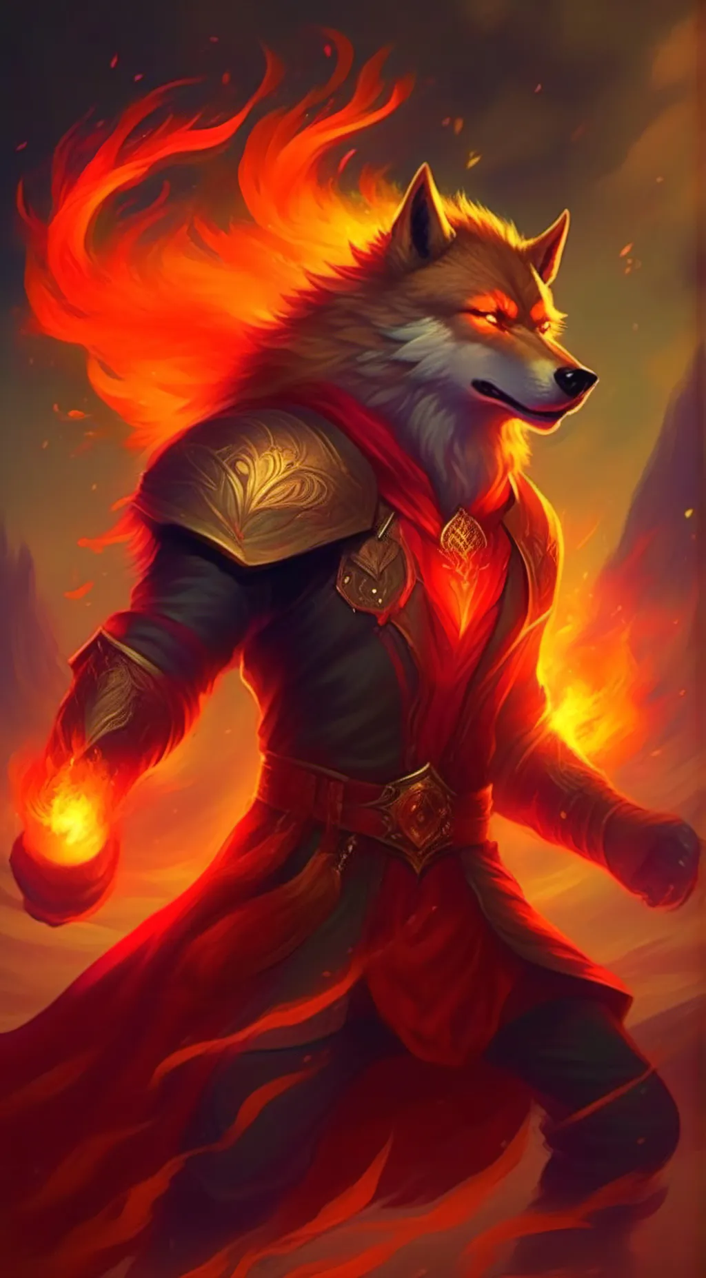 ai character: Blazer background