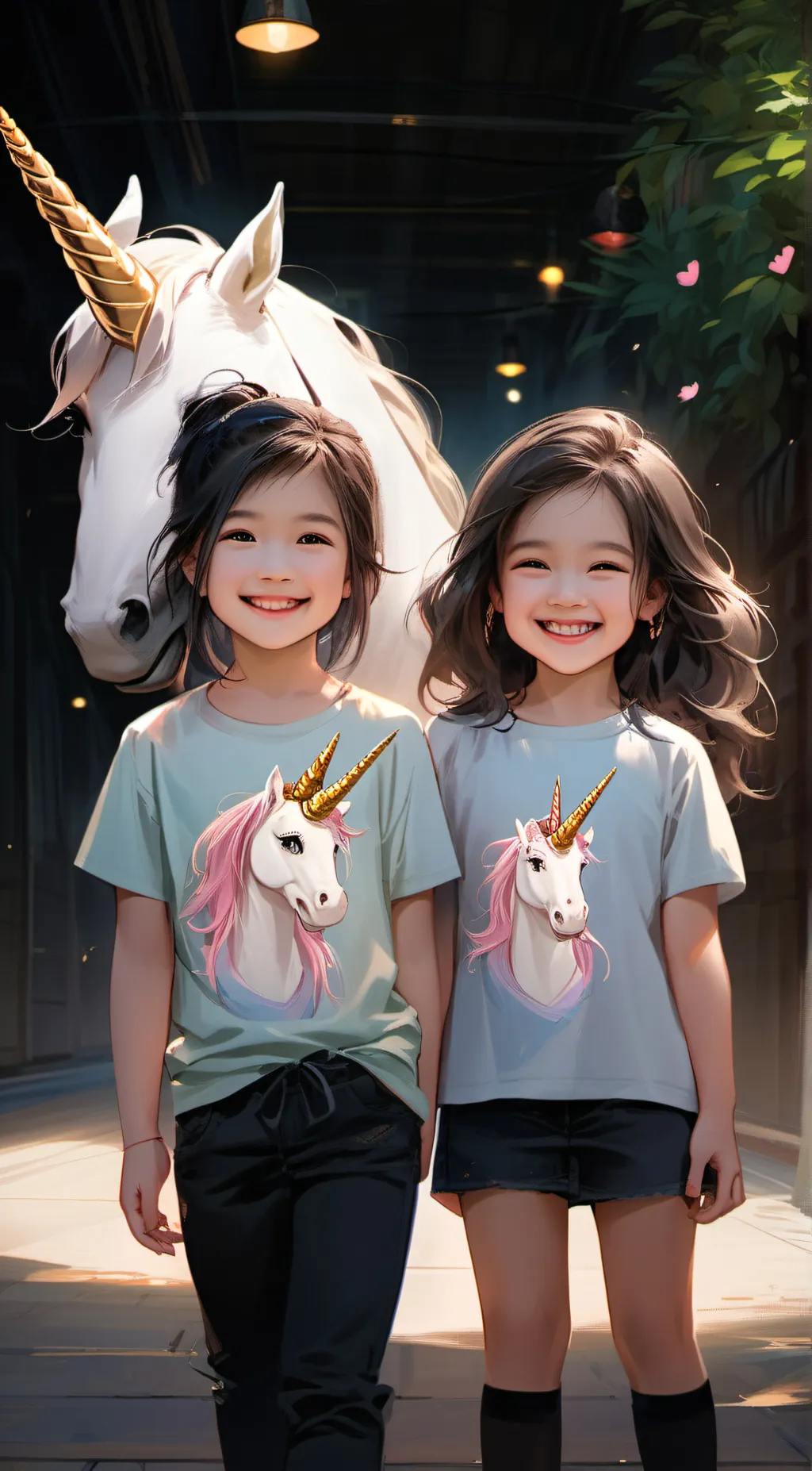 ai character: caitlyn and audrey background