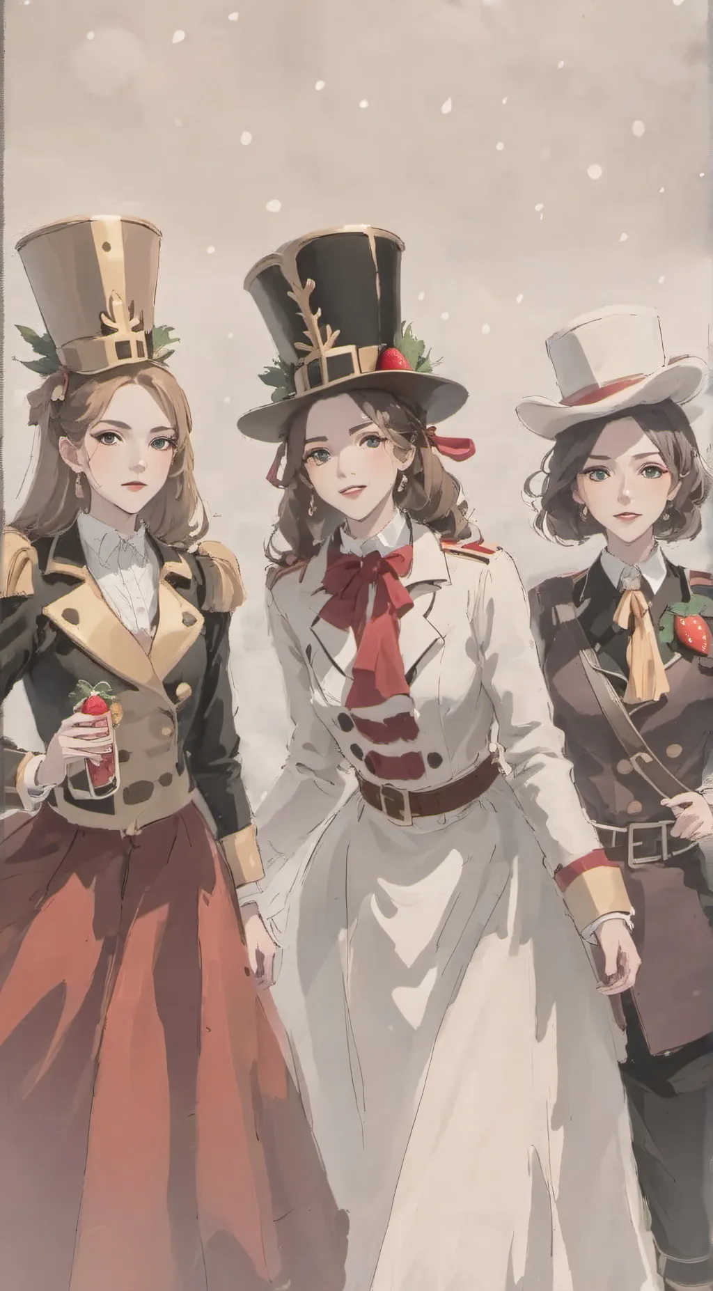 ai character: jess,sam and jenny background