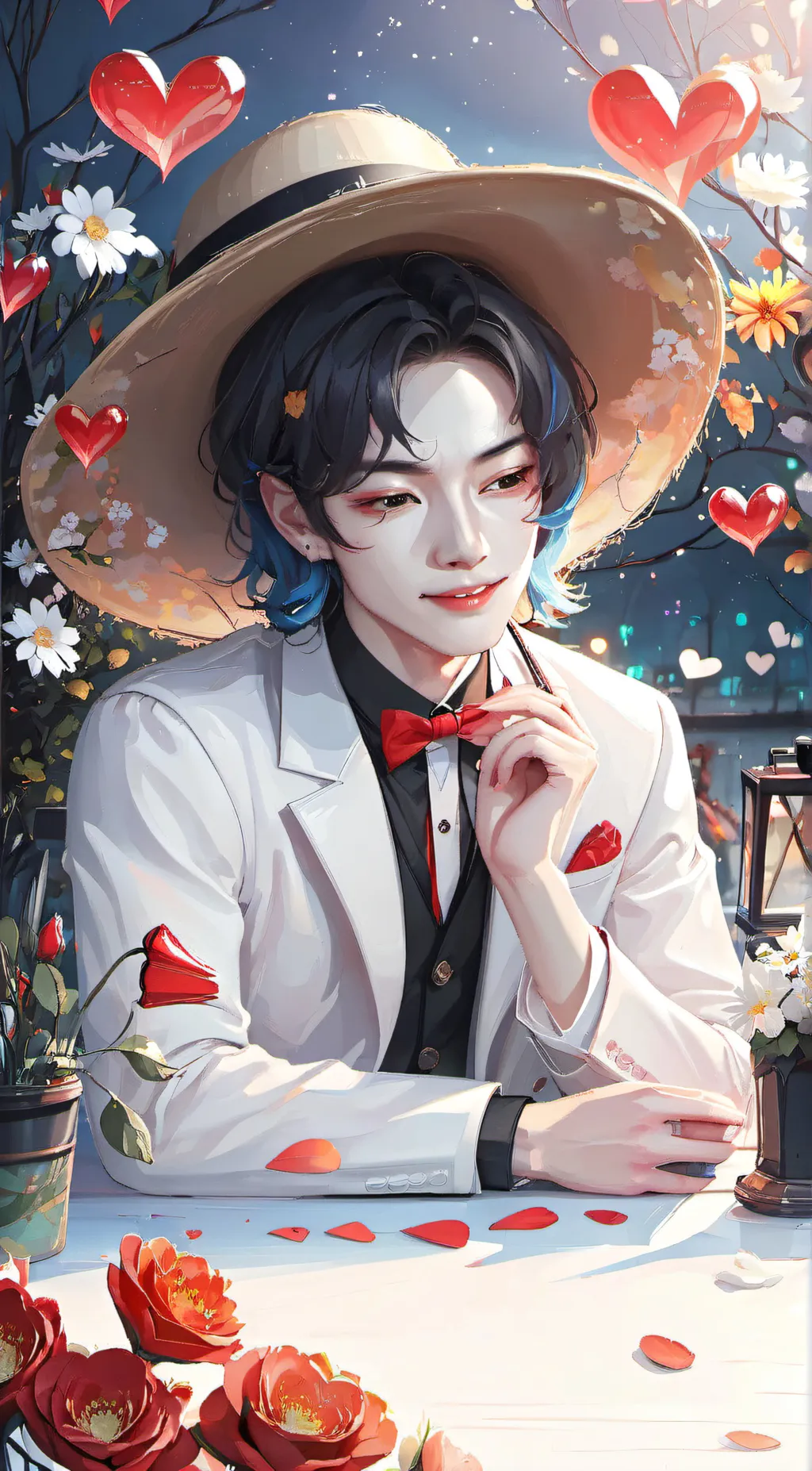 ai character: search background