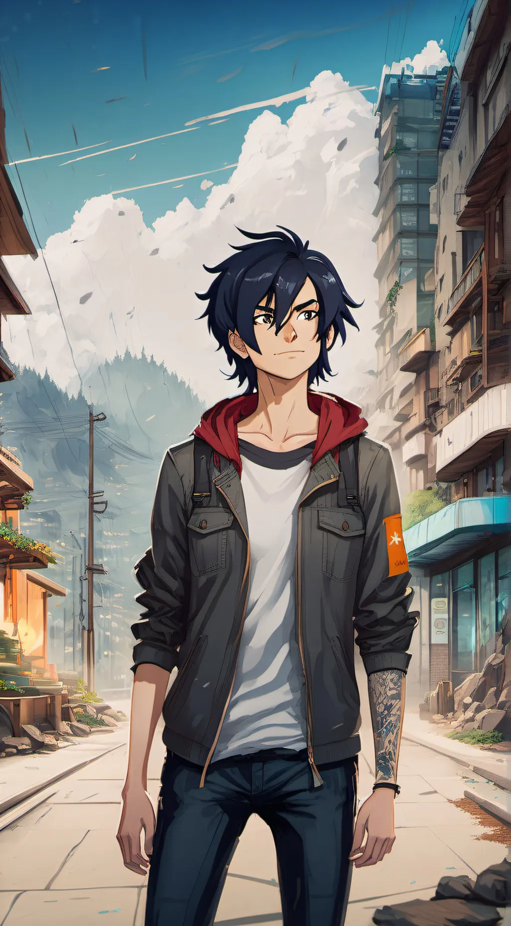 ai character: Sebastian background