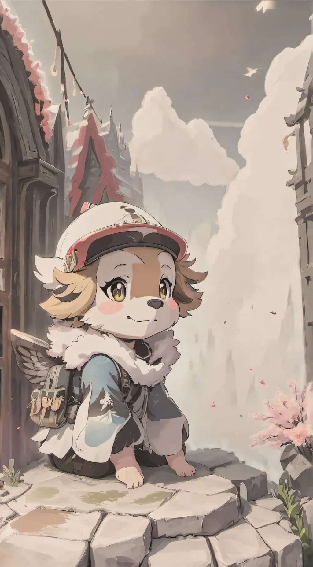 ai character: Dog/Max background