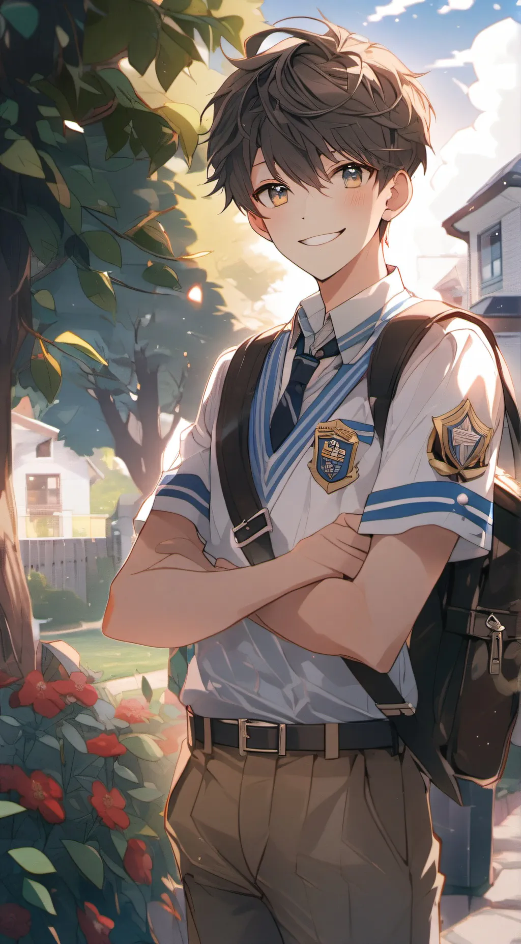 ai character: Ash background