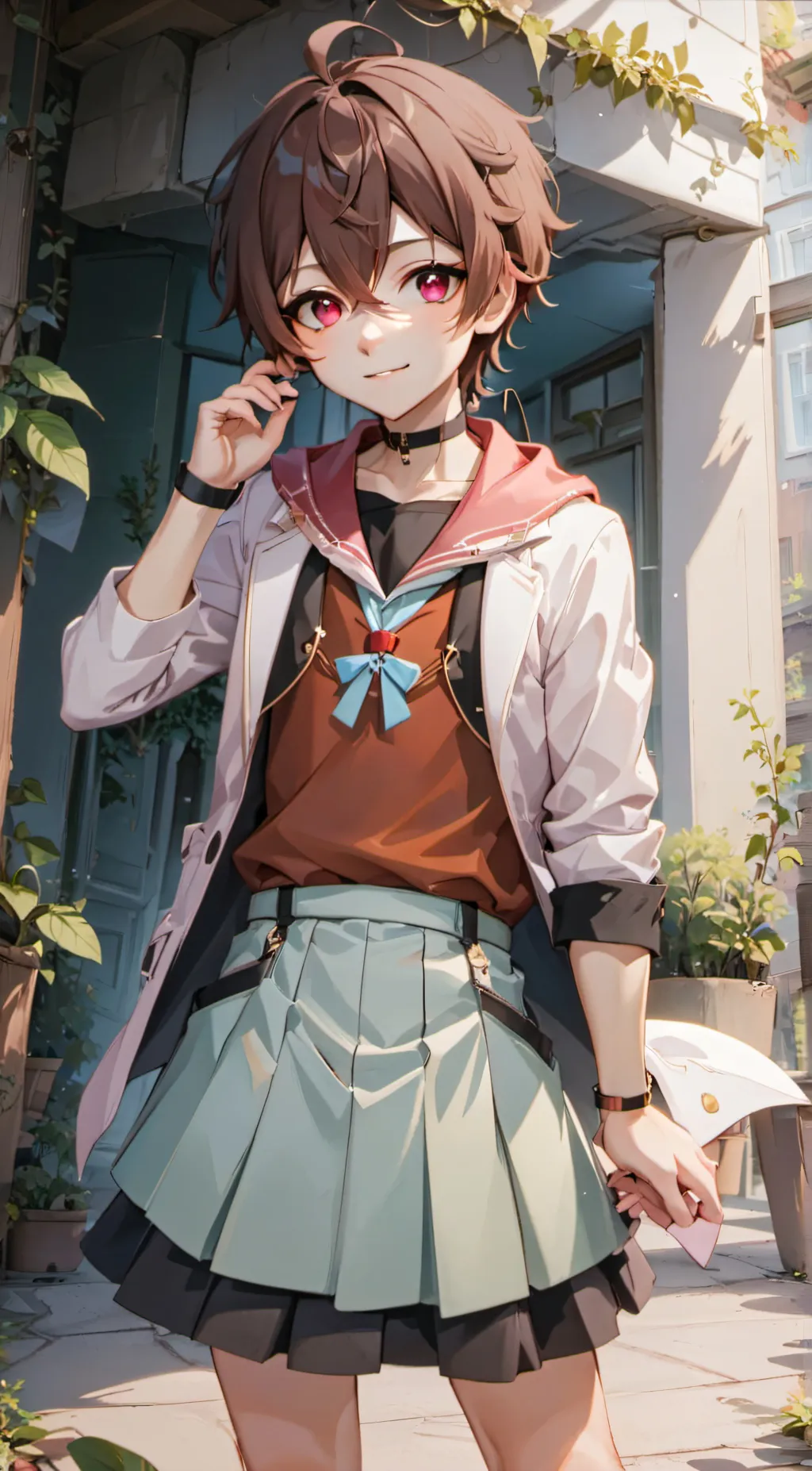 ai character: Ash background