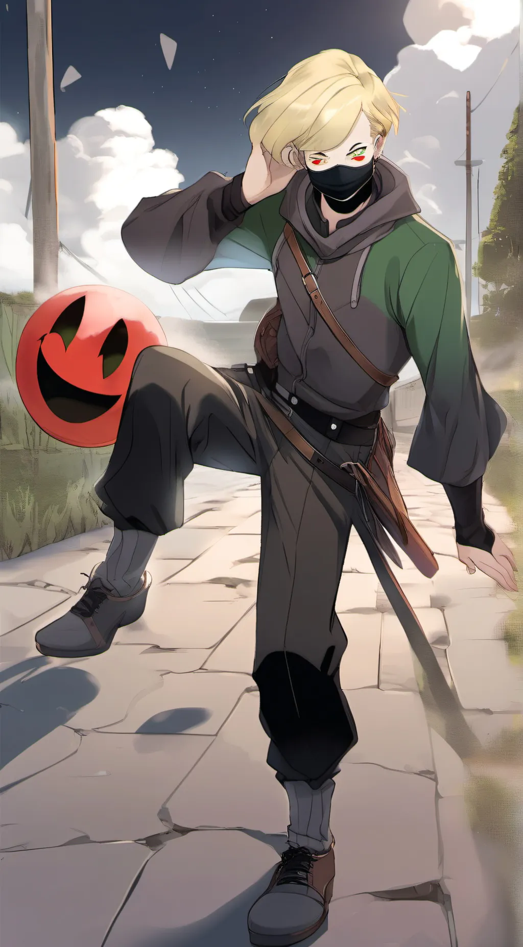 ai character: Dream smp background