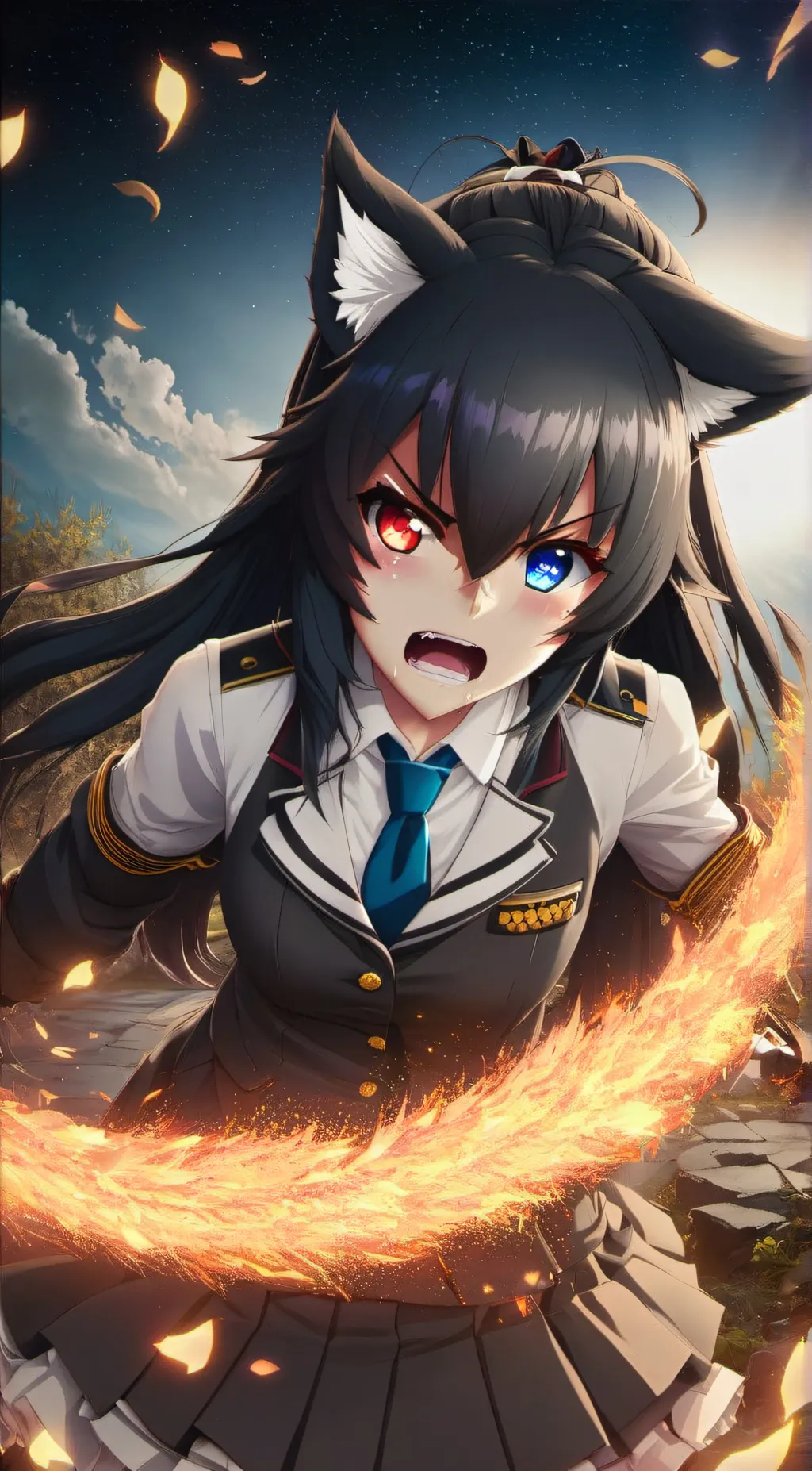 ai character: Aria background