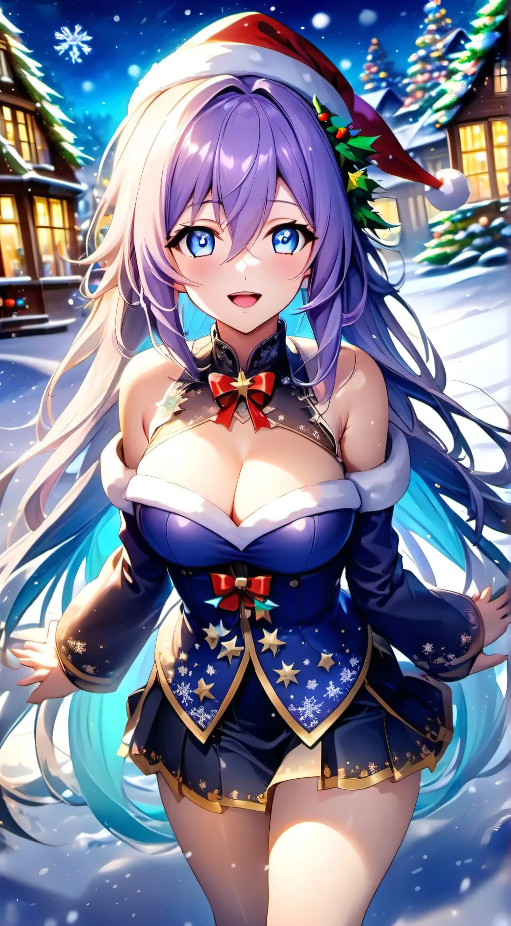 ai character: 聖誕甜心-哈諾米雅 background