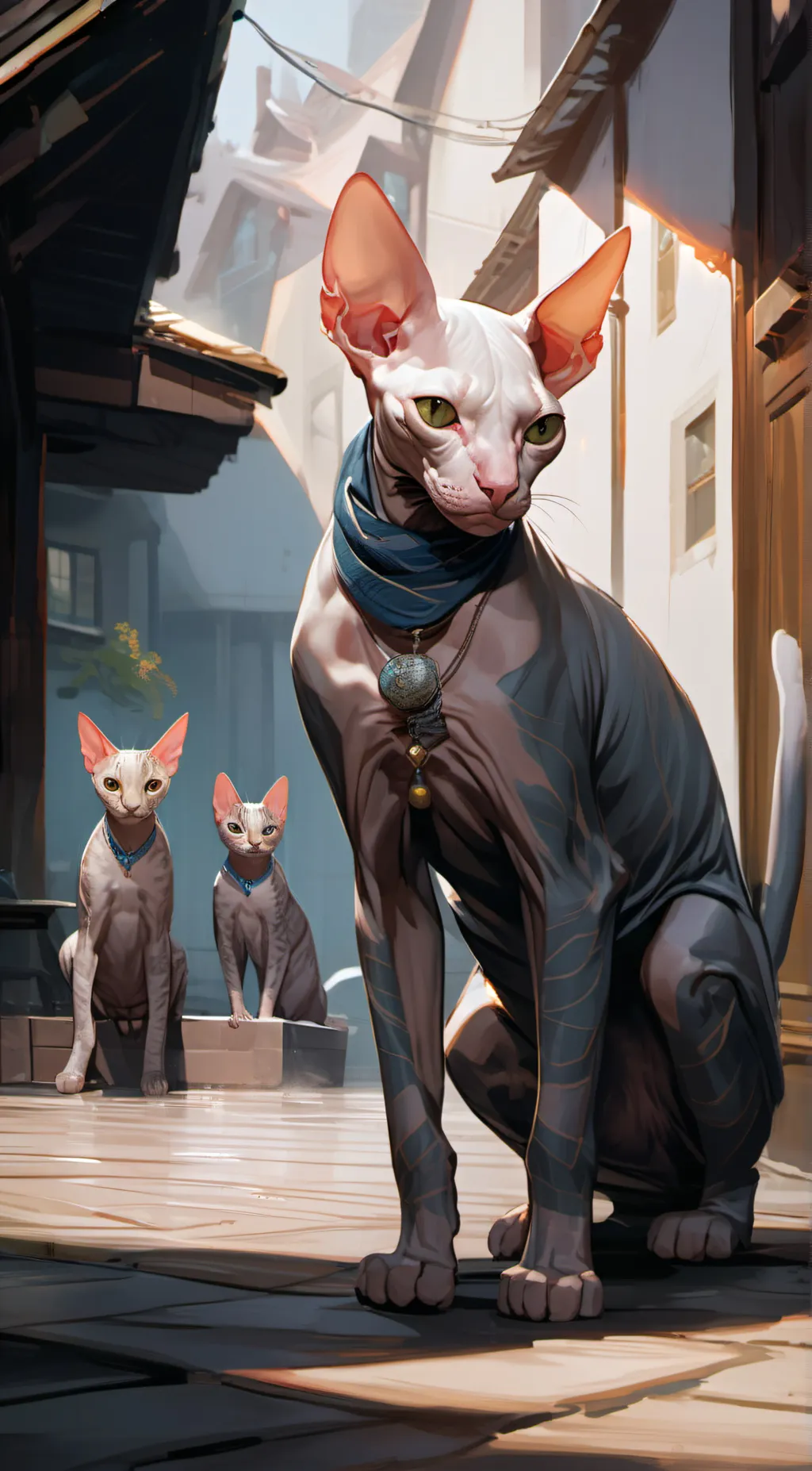 ai character: Lunar background