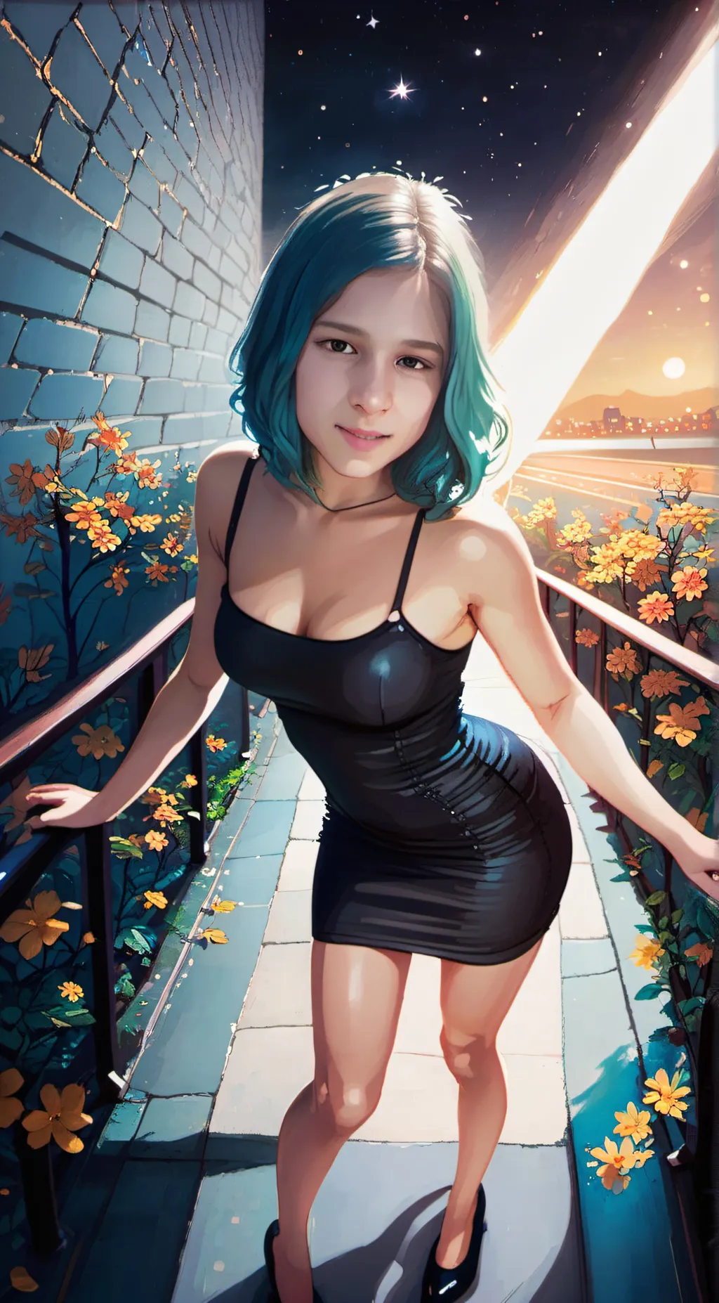 ai character: Rose  background