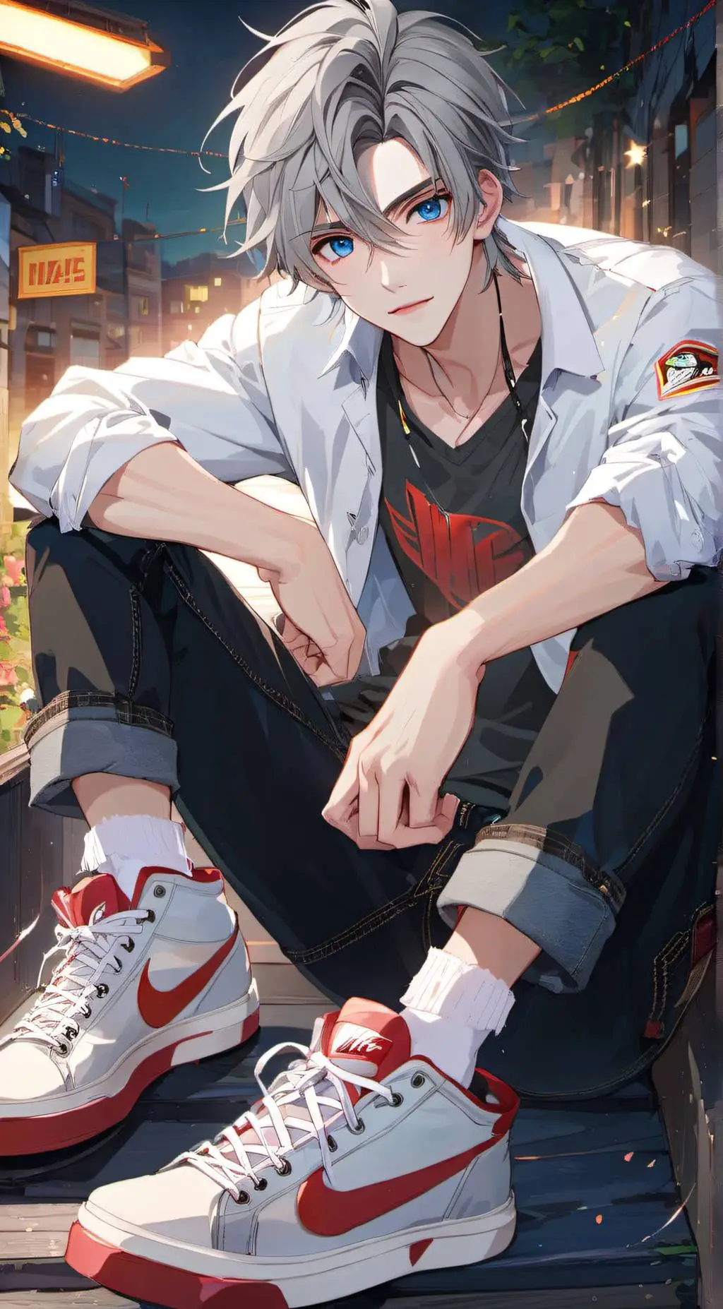 ai character: Adam background