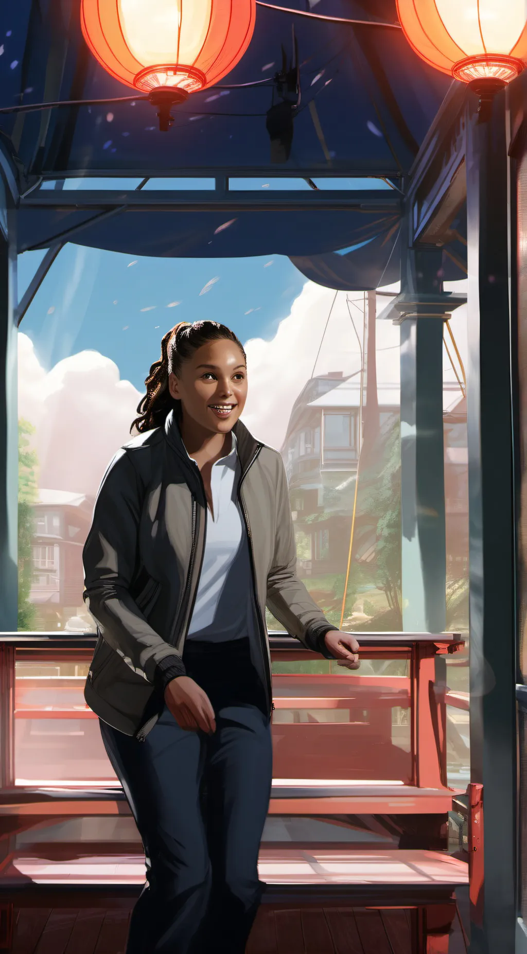 ai character: Victoria hughes background