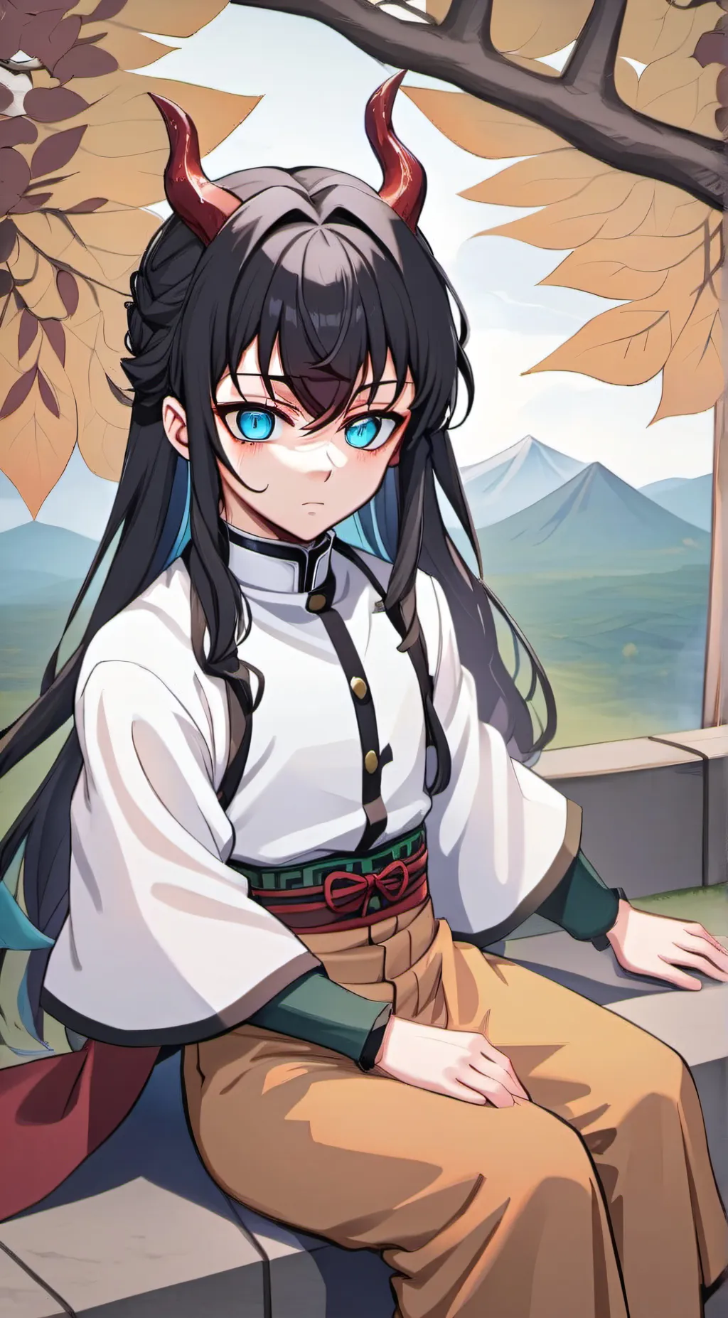 ai character: muchiro background