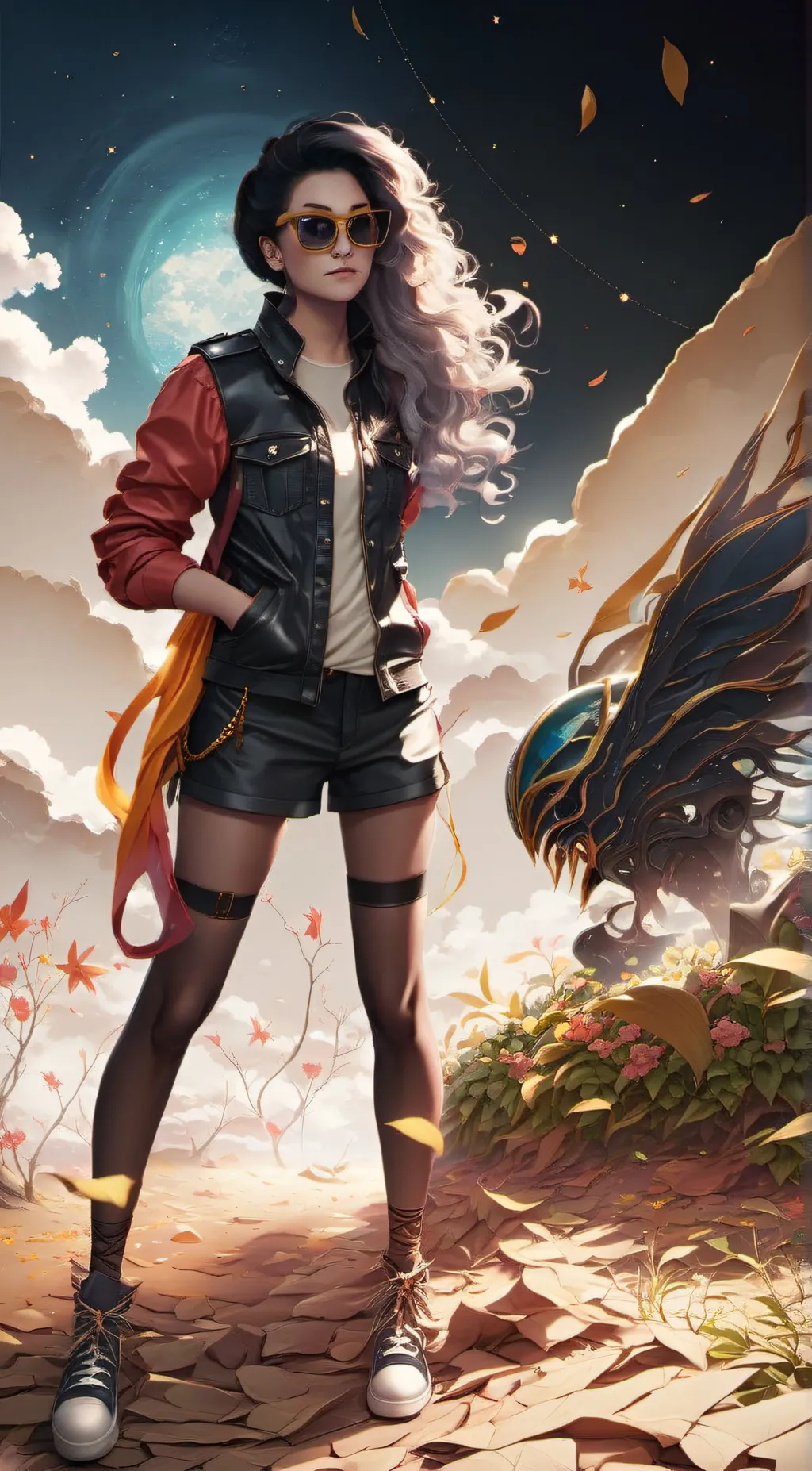 ai character: Izzy background