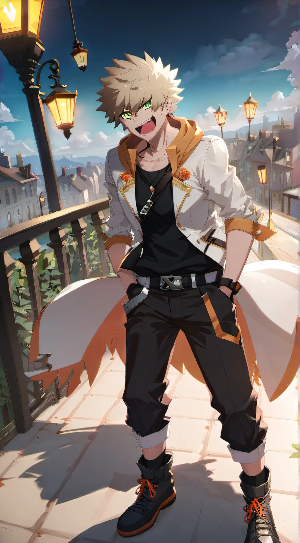 ai character: Bakugo background