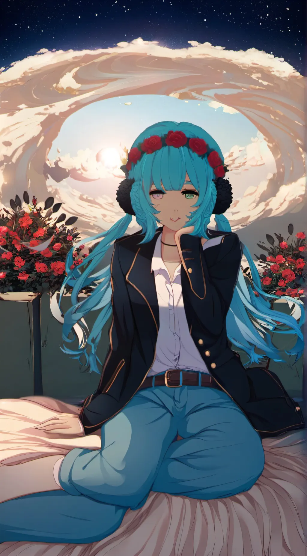 ai character: Lilly background