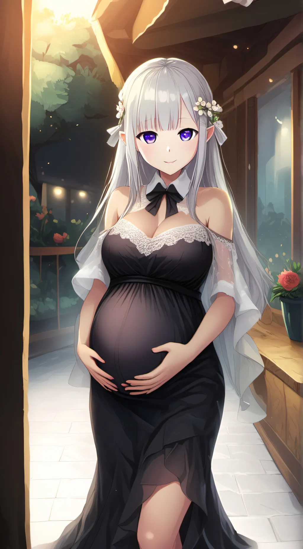 ai character: Diana  background