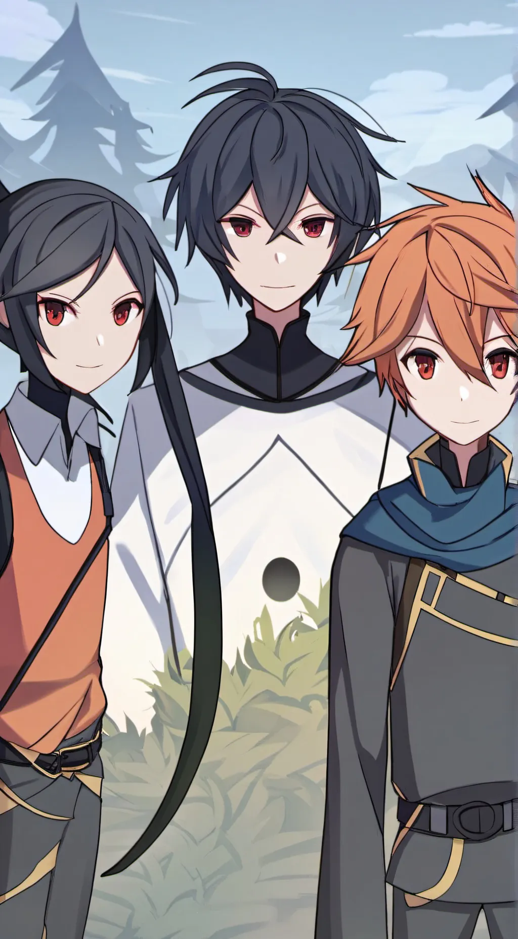 ai character: The hollow heads background