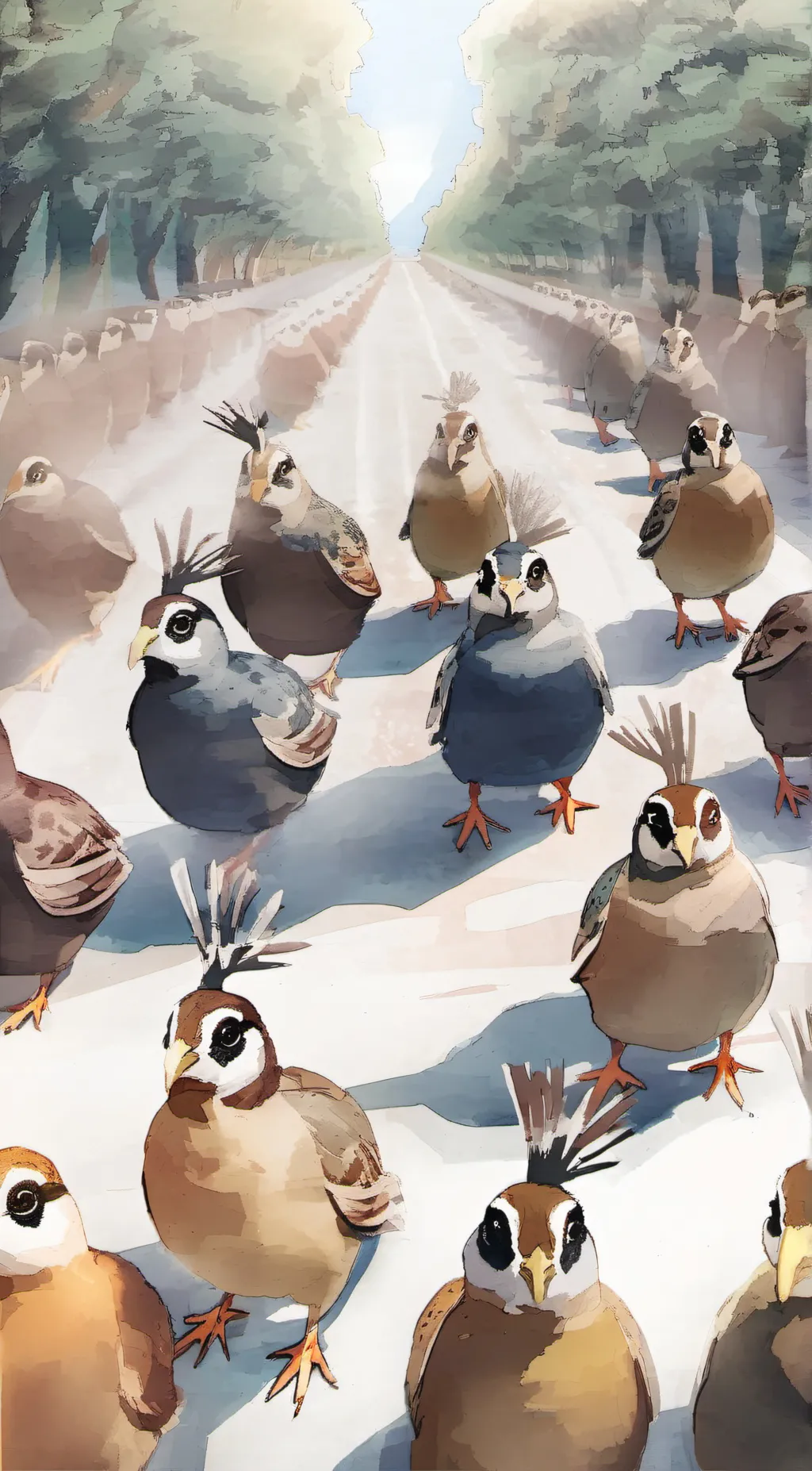 ai character: Quail army background