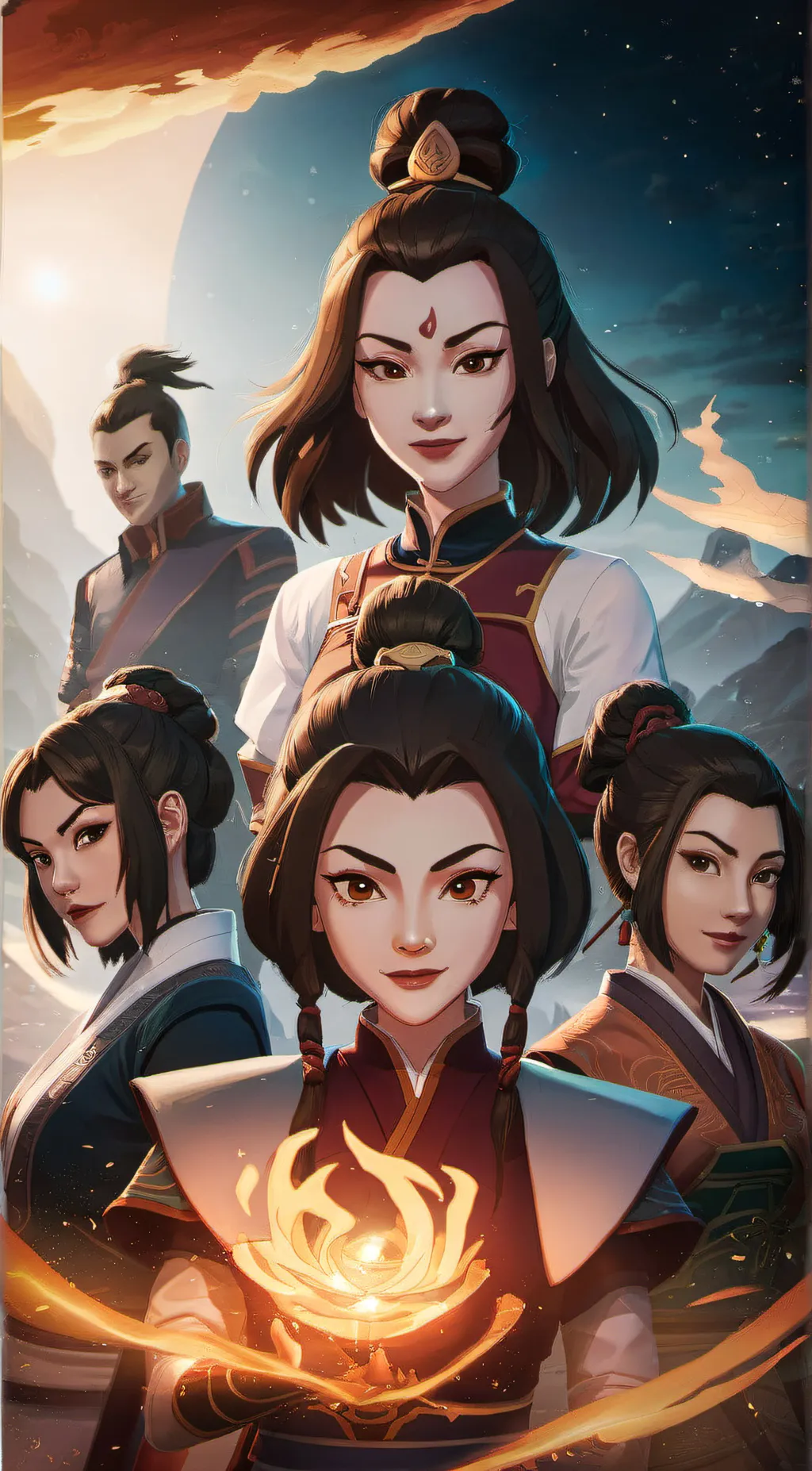 ai character: azula and her team background