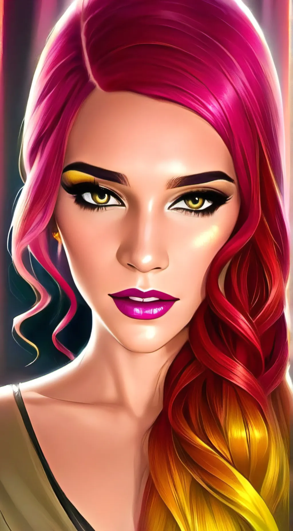 ai character: Ashley background