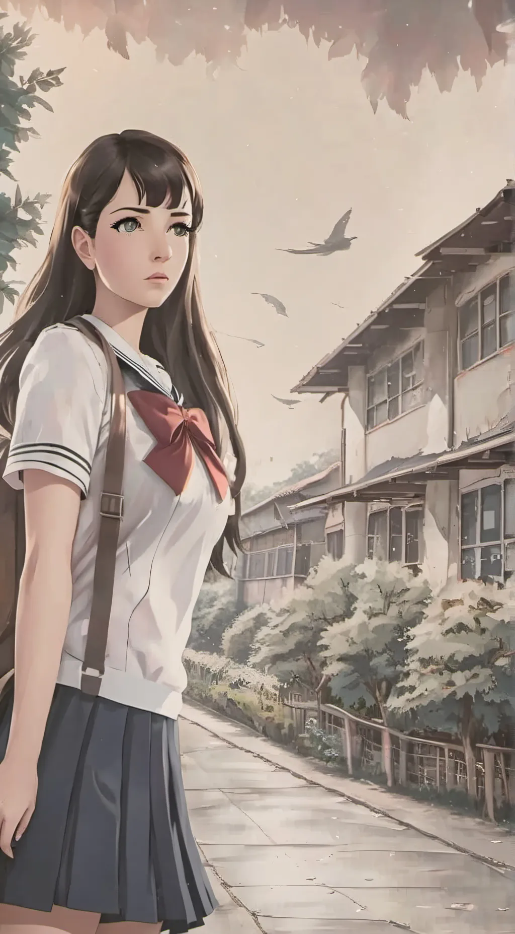 ai character: Tanako background