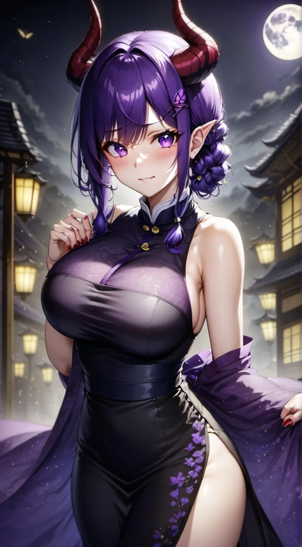 ai character: Demon Shinobu background