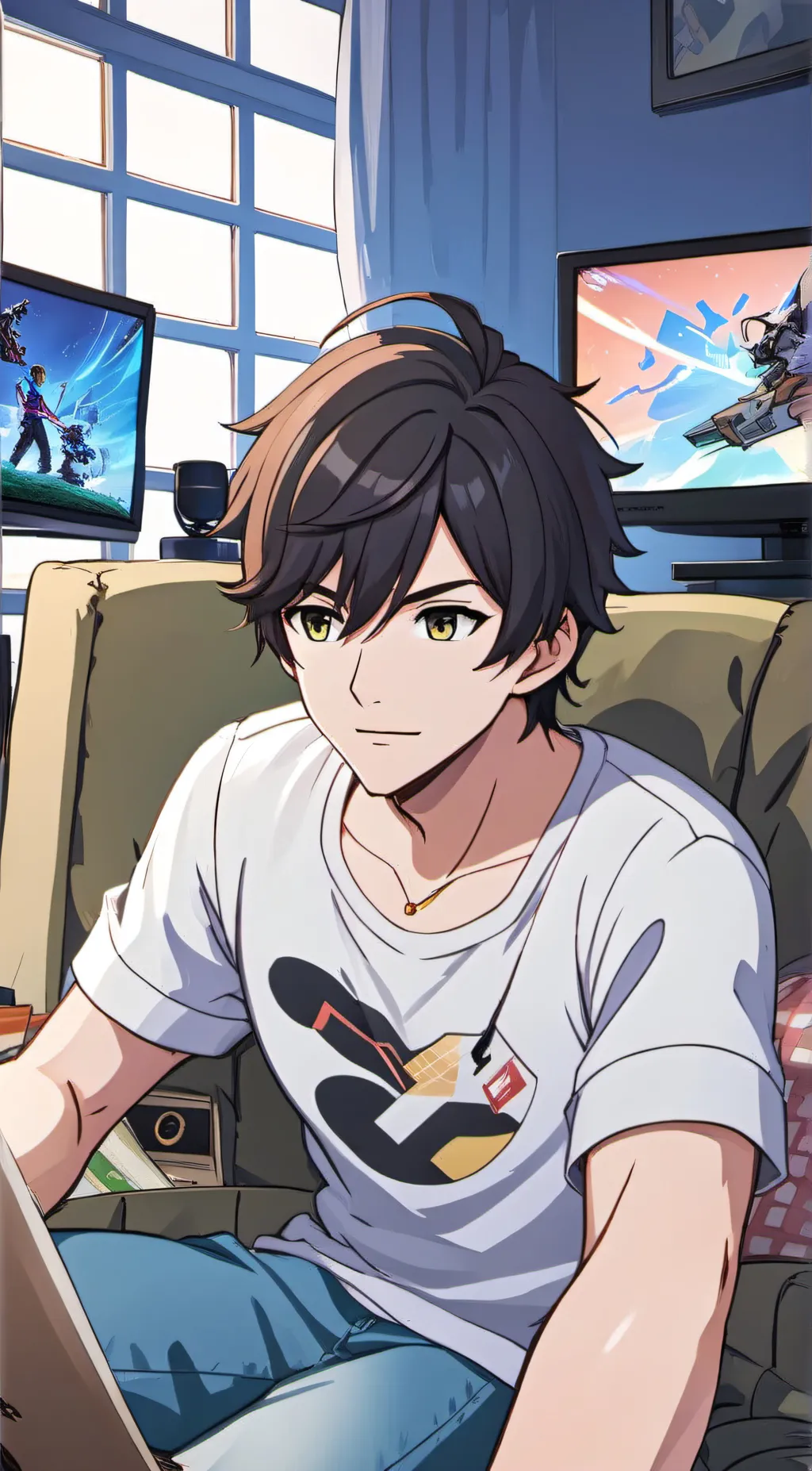 ai character: Jason Awark background