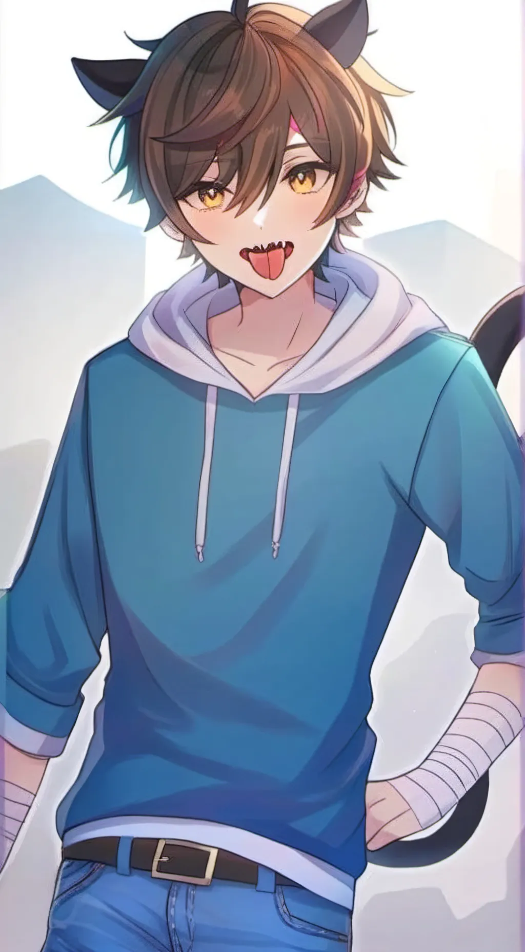 ai character: Leo background