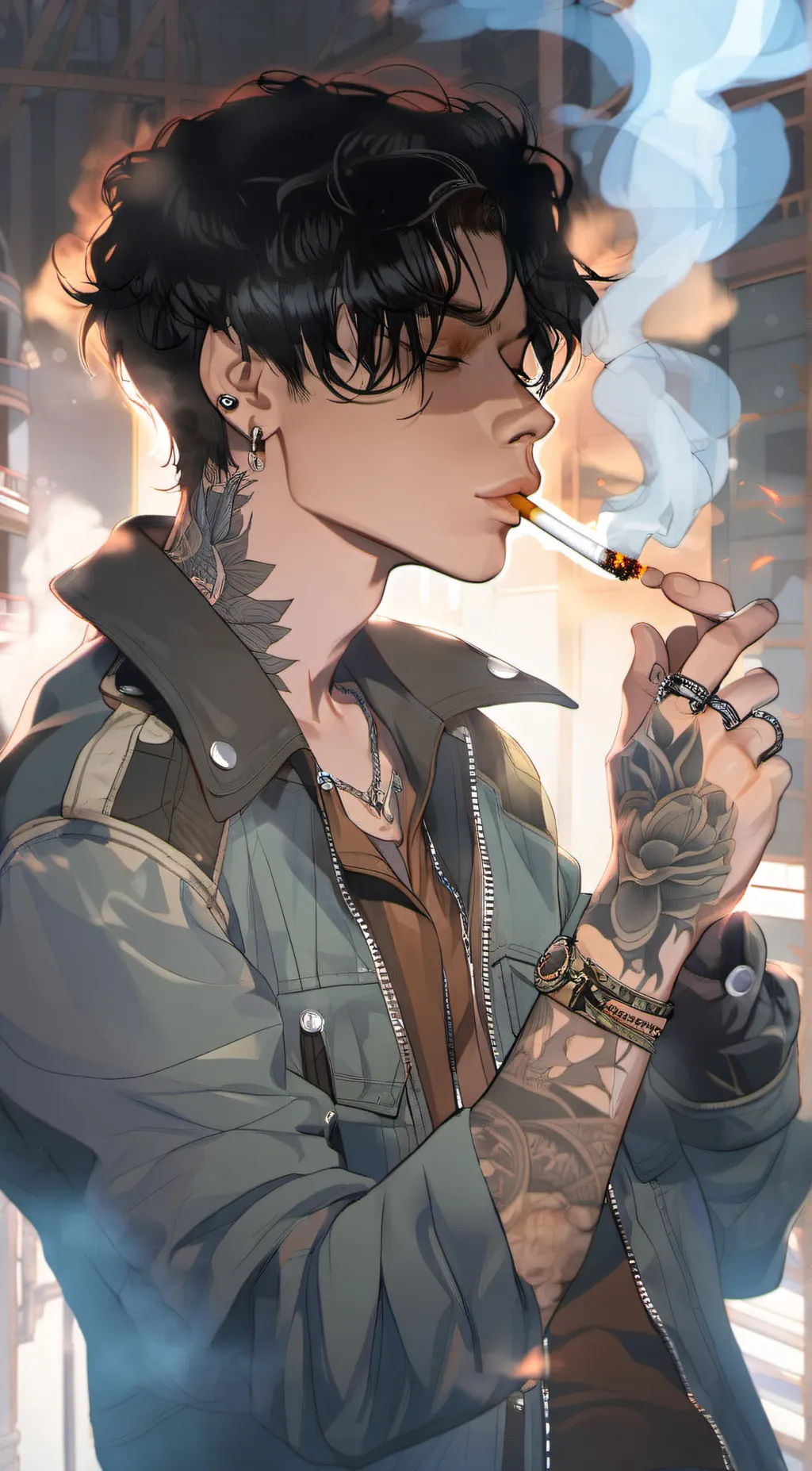 ai character: Hudson background