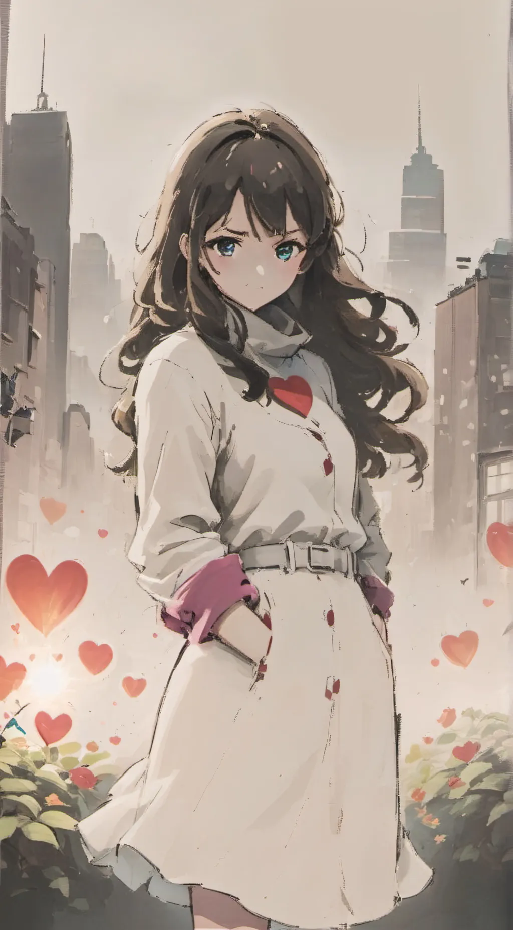 ai character: nezuko background