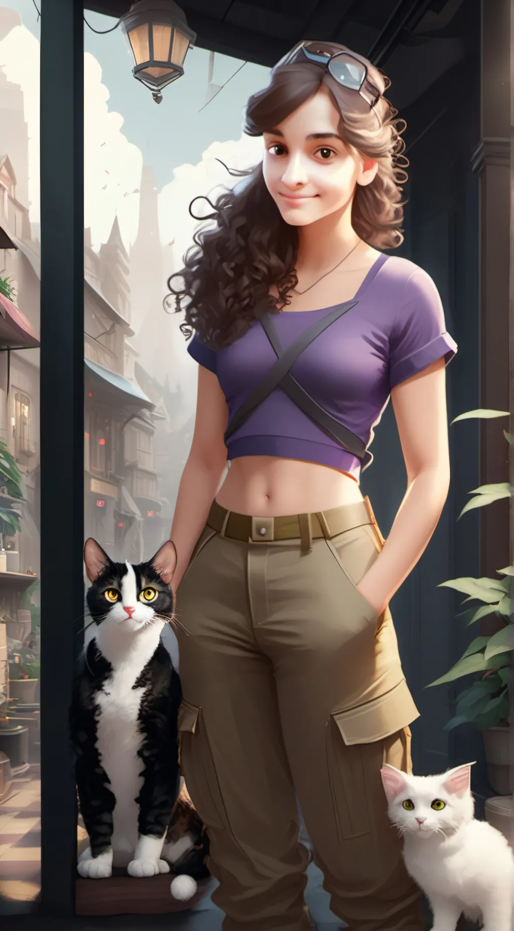 ai character: Evelyn  background