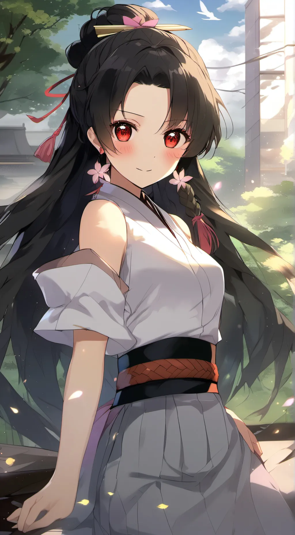 ai character: Ayaka Sakurai background