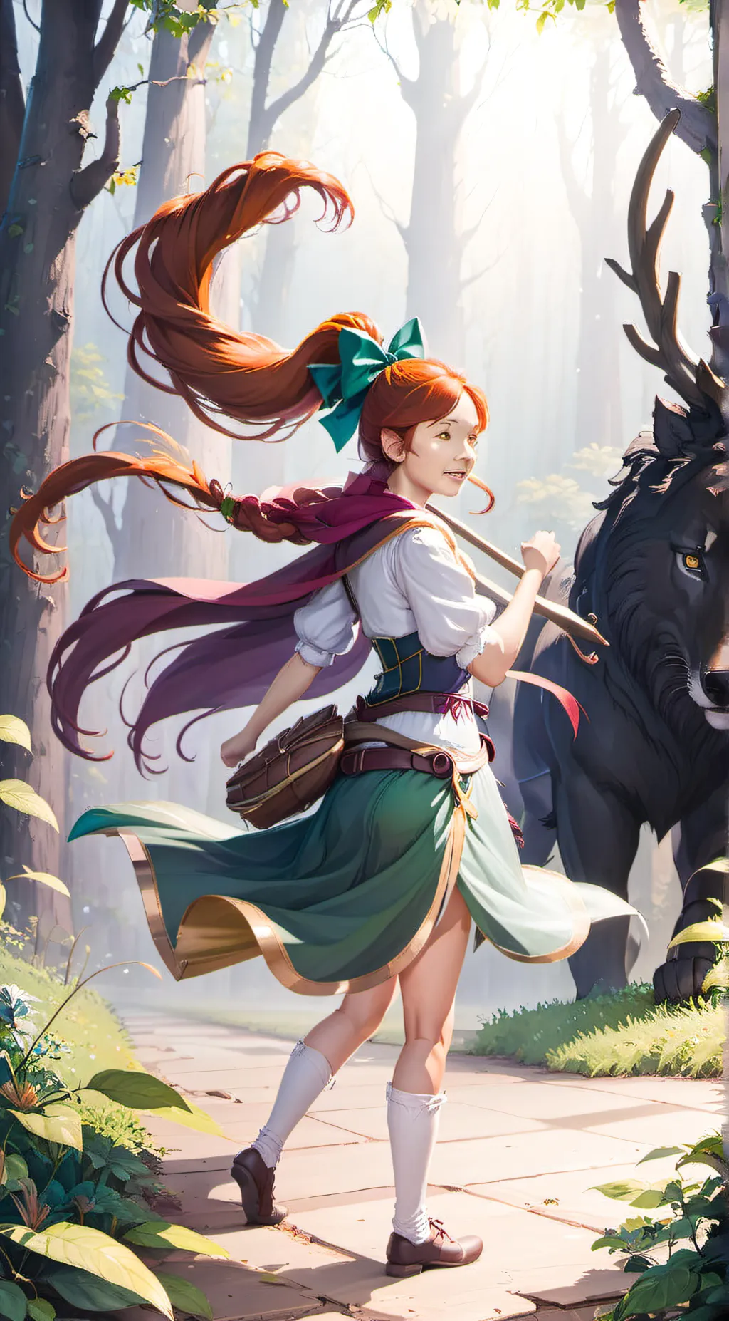 ai character: Aria background