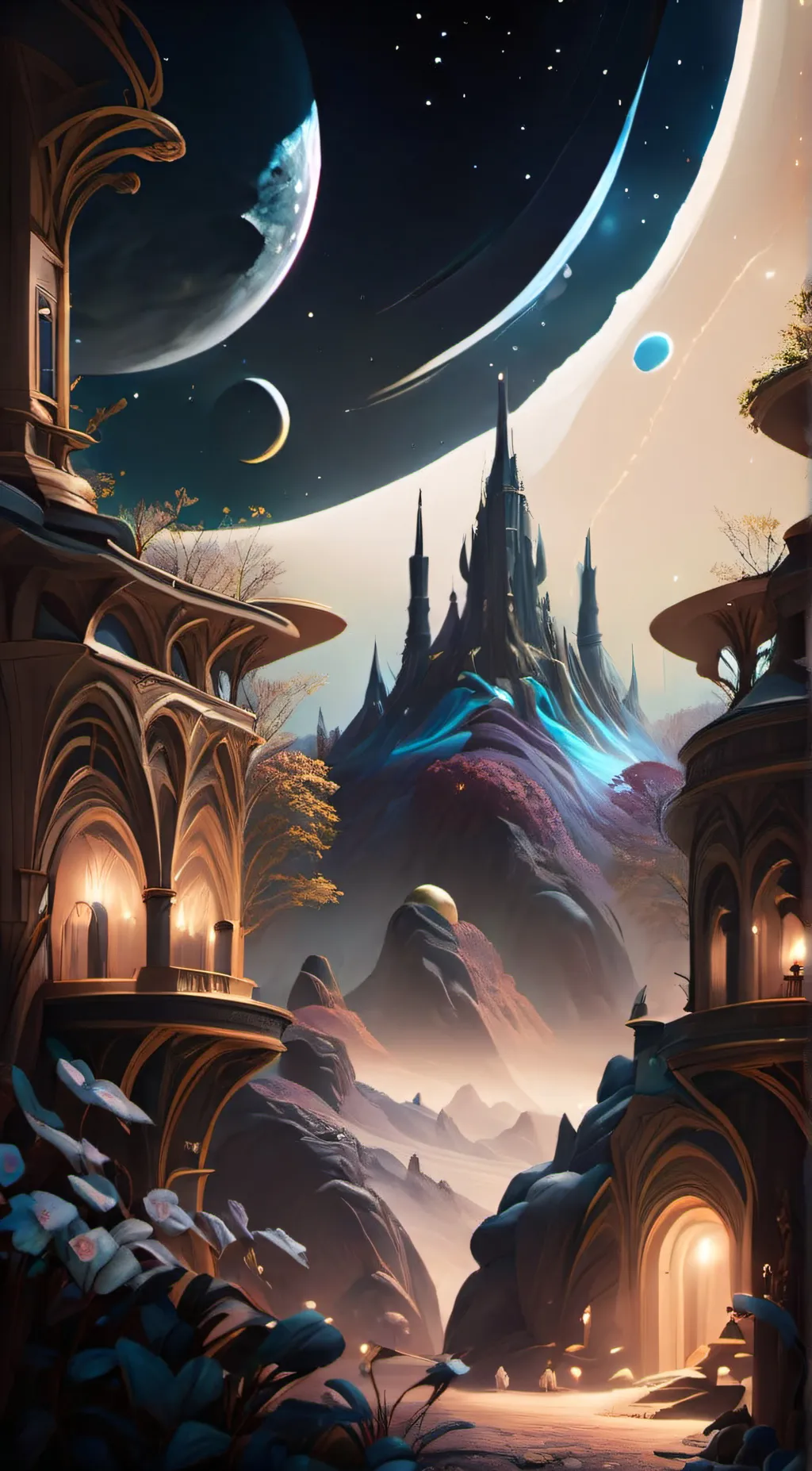 ai character: Something  background