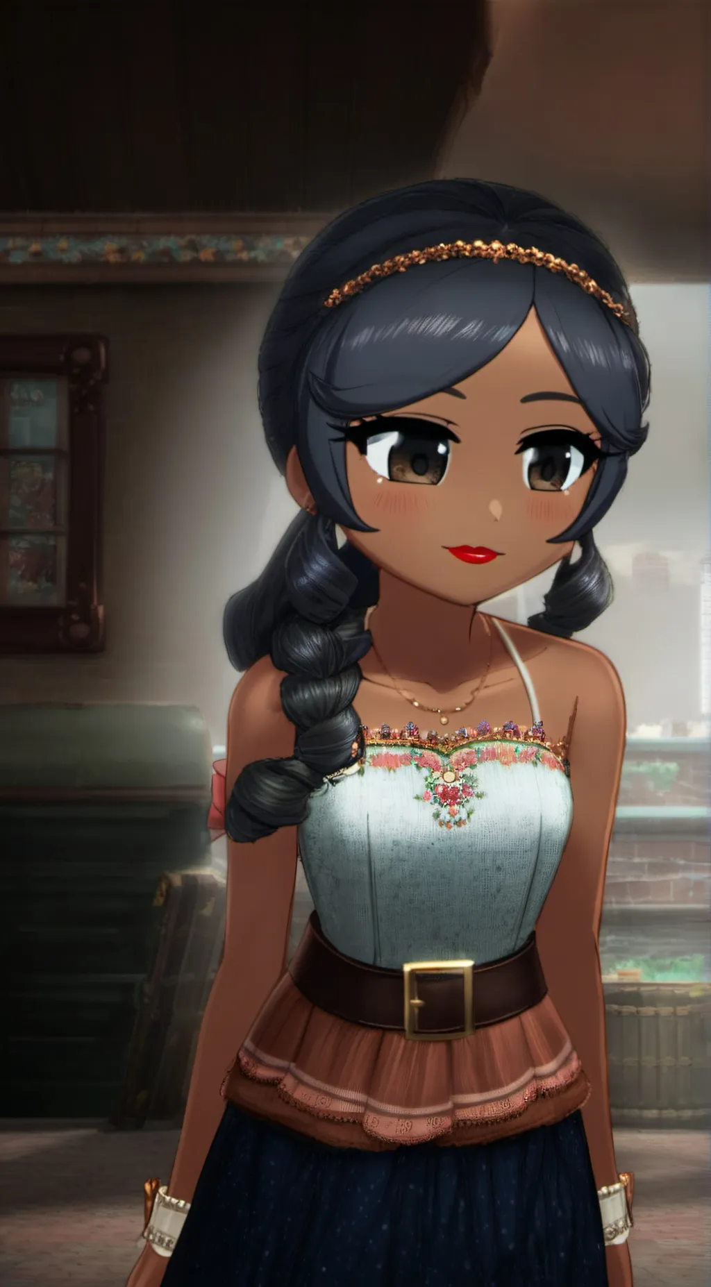 ai character: Ruby background