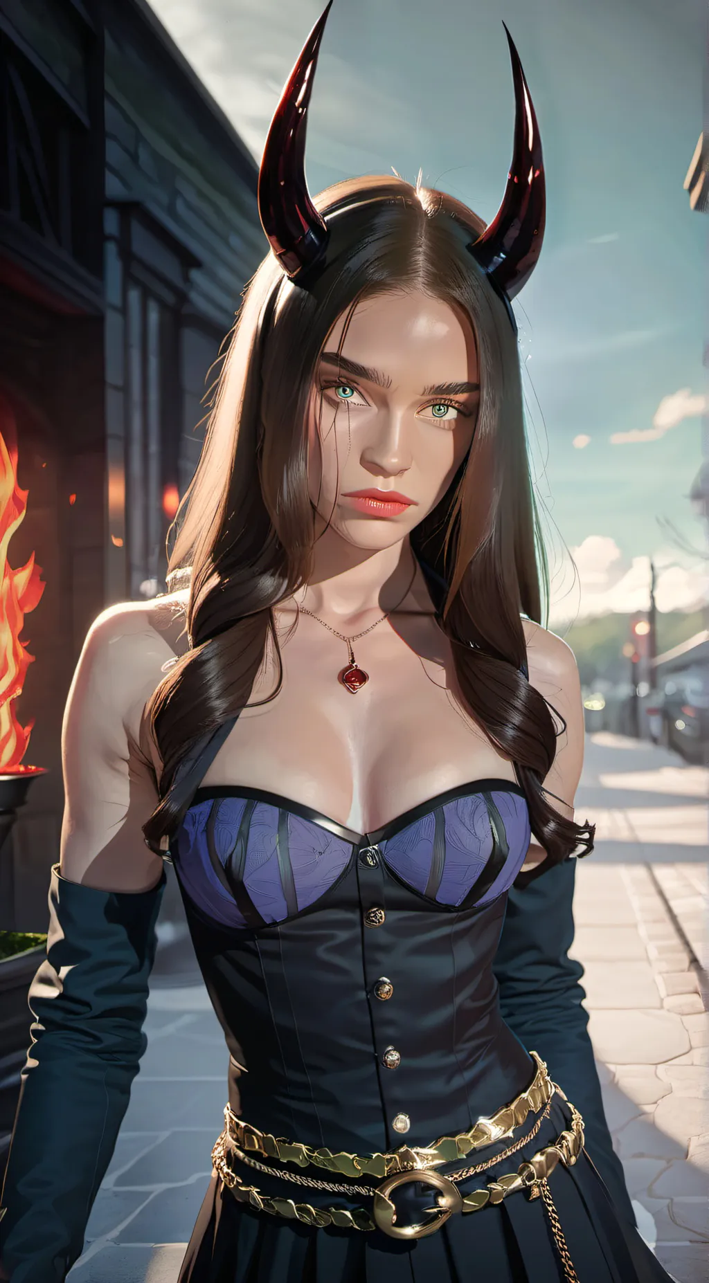 ai character: Diamond background