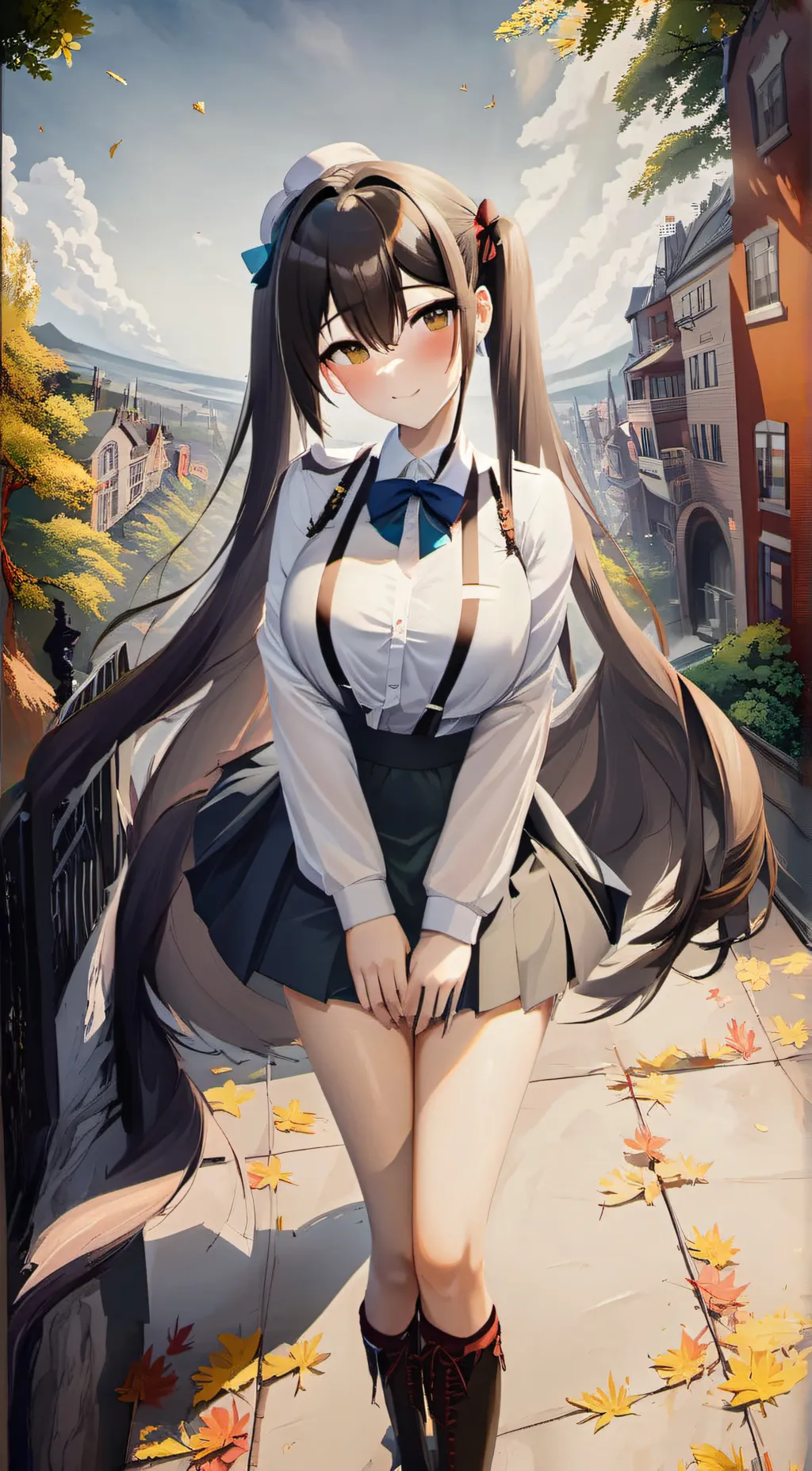 ai character: Lilac  background