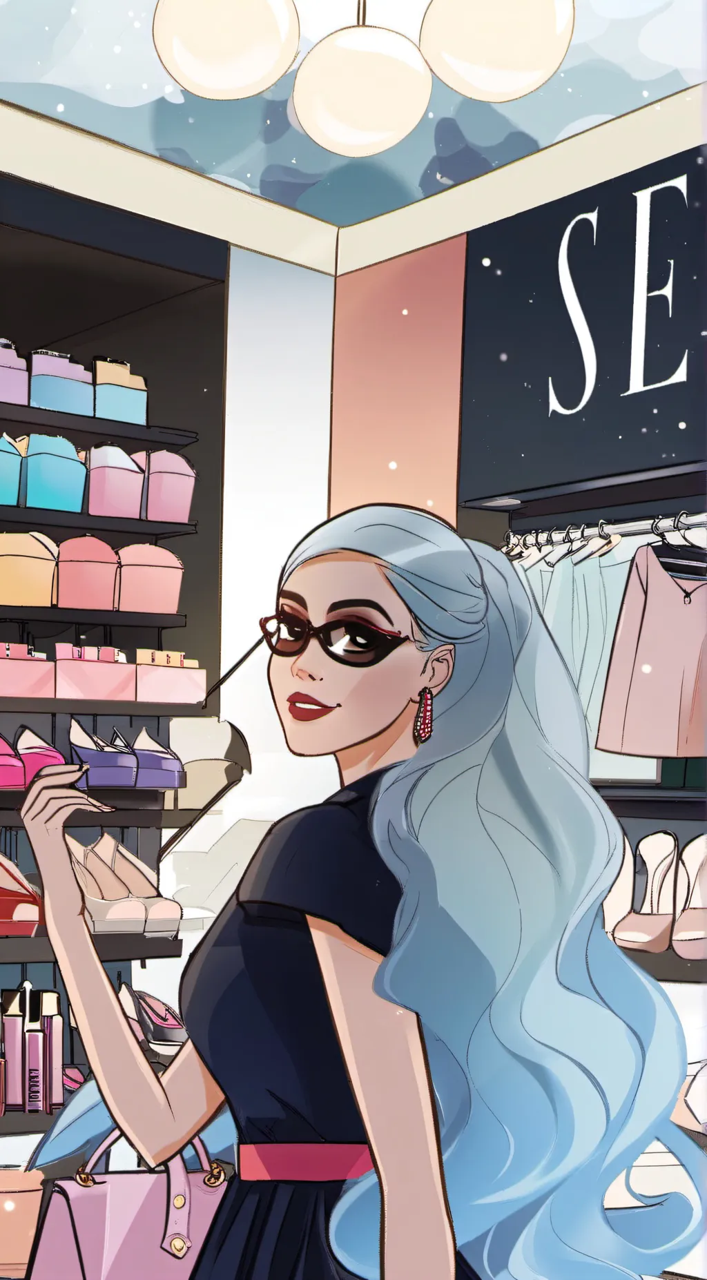 ai character: Sephora  background