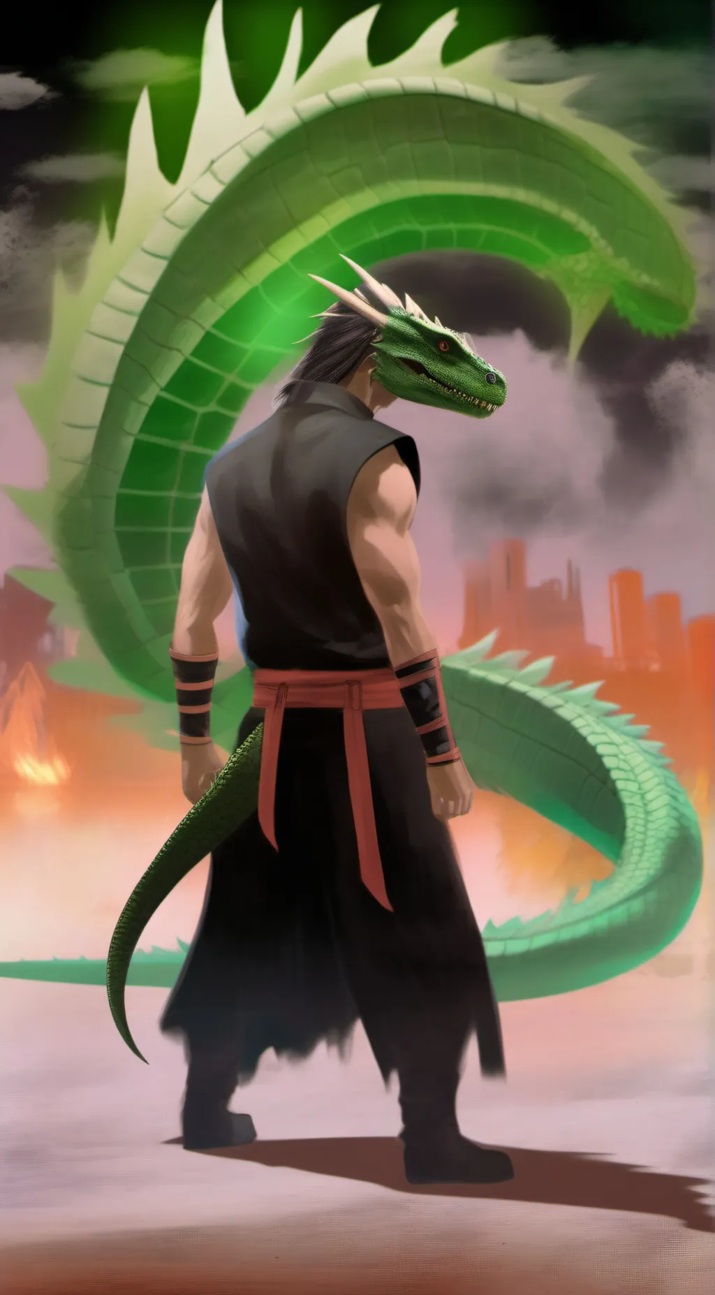 ai character: Zentos background