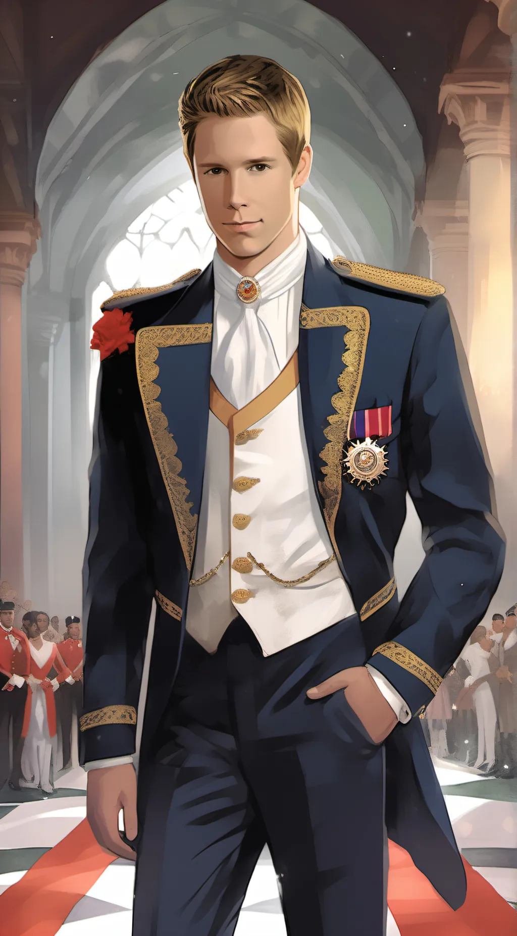 ai character: Alexander J. Thomp background