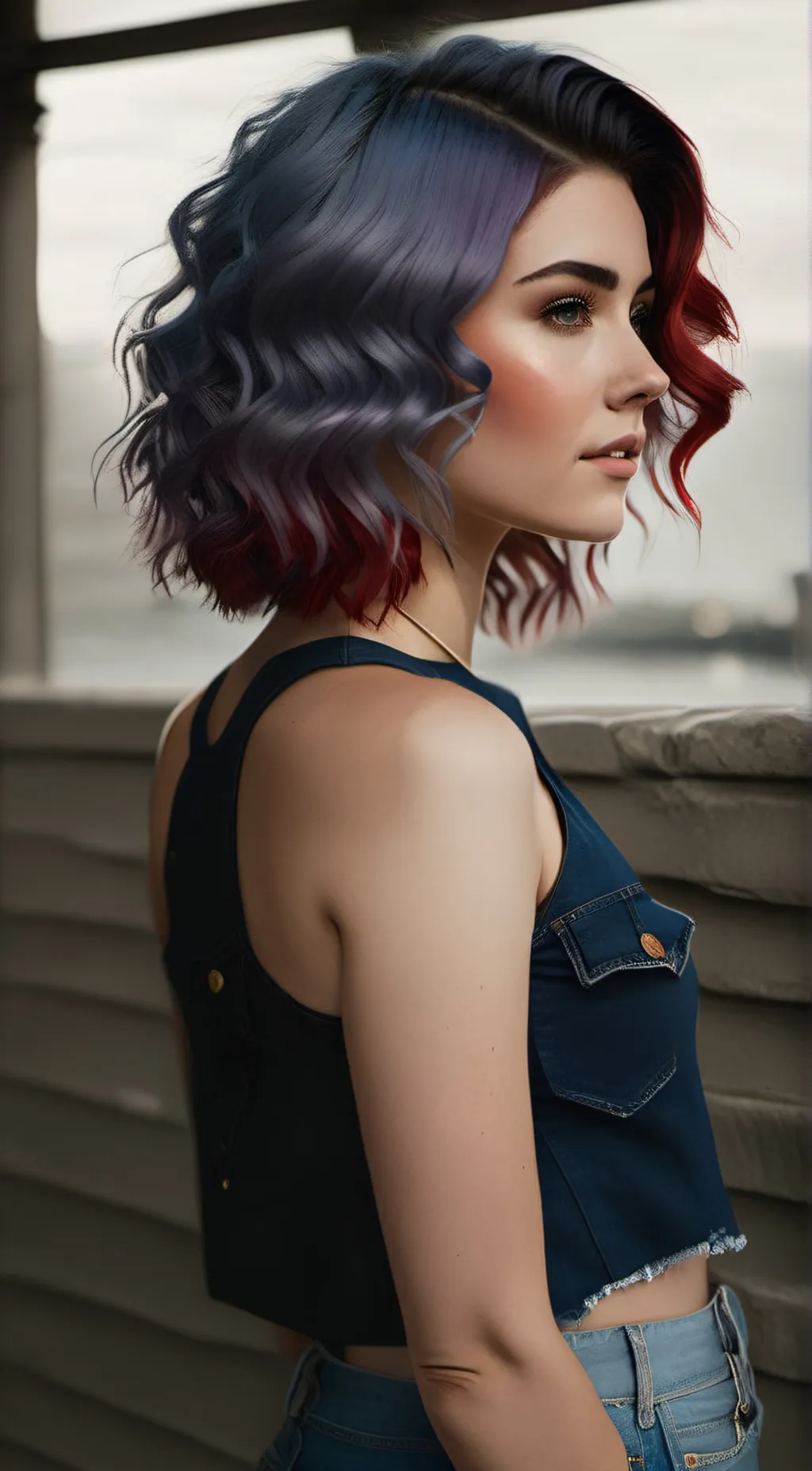 ai character: rose background