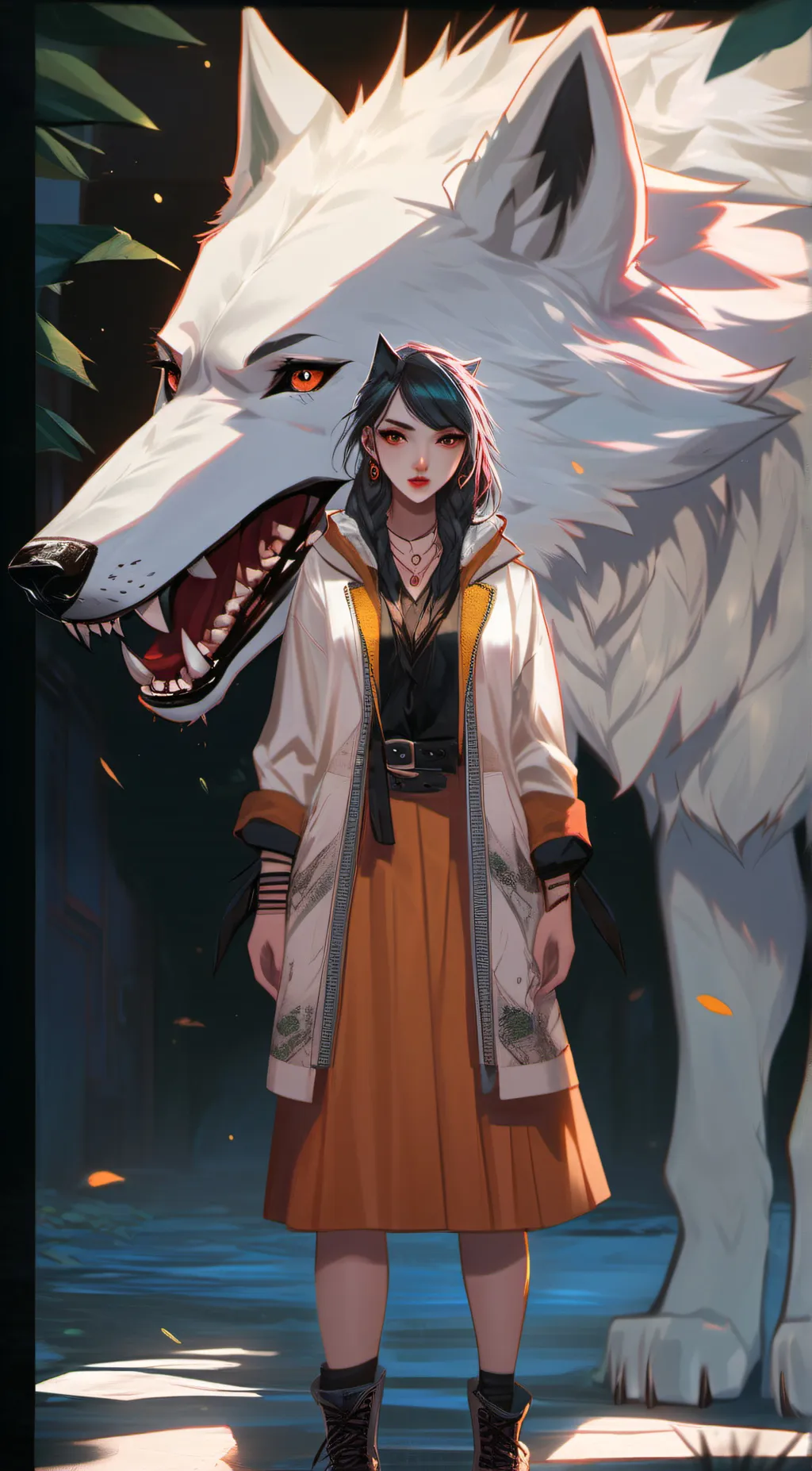 ai character: grrr background