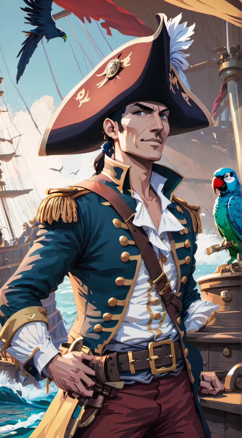 ai character: Captain Battersea background